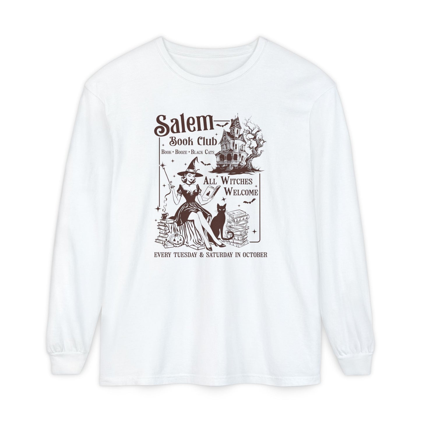 Salem Book Club Long Sleeve Tee