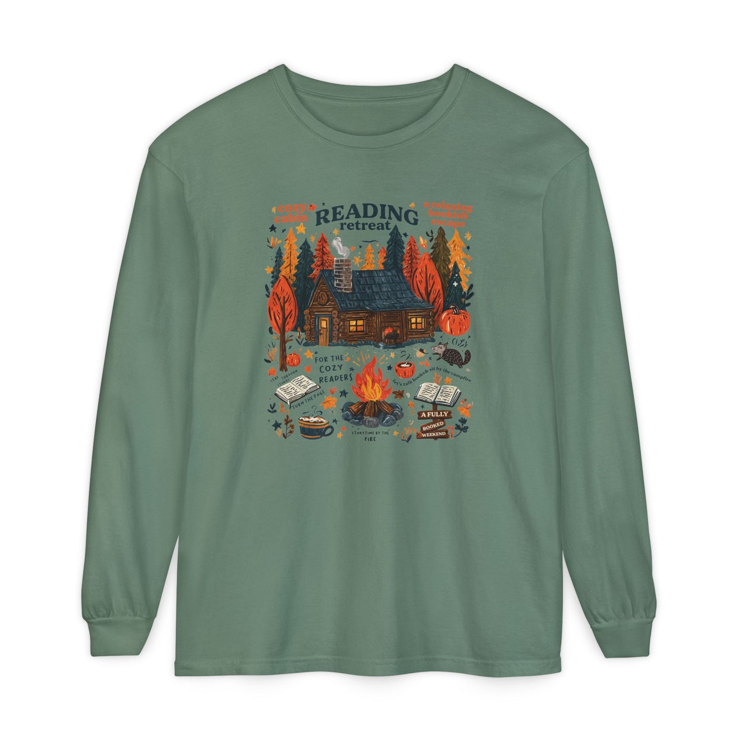 Reading Retreat Long Sleeve Tee