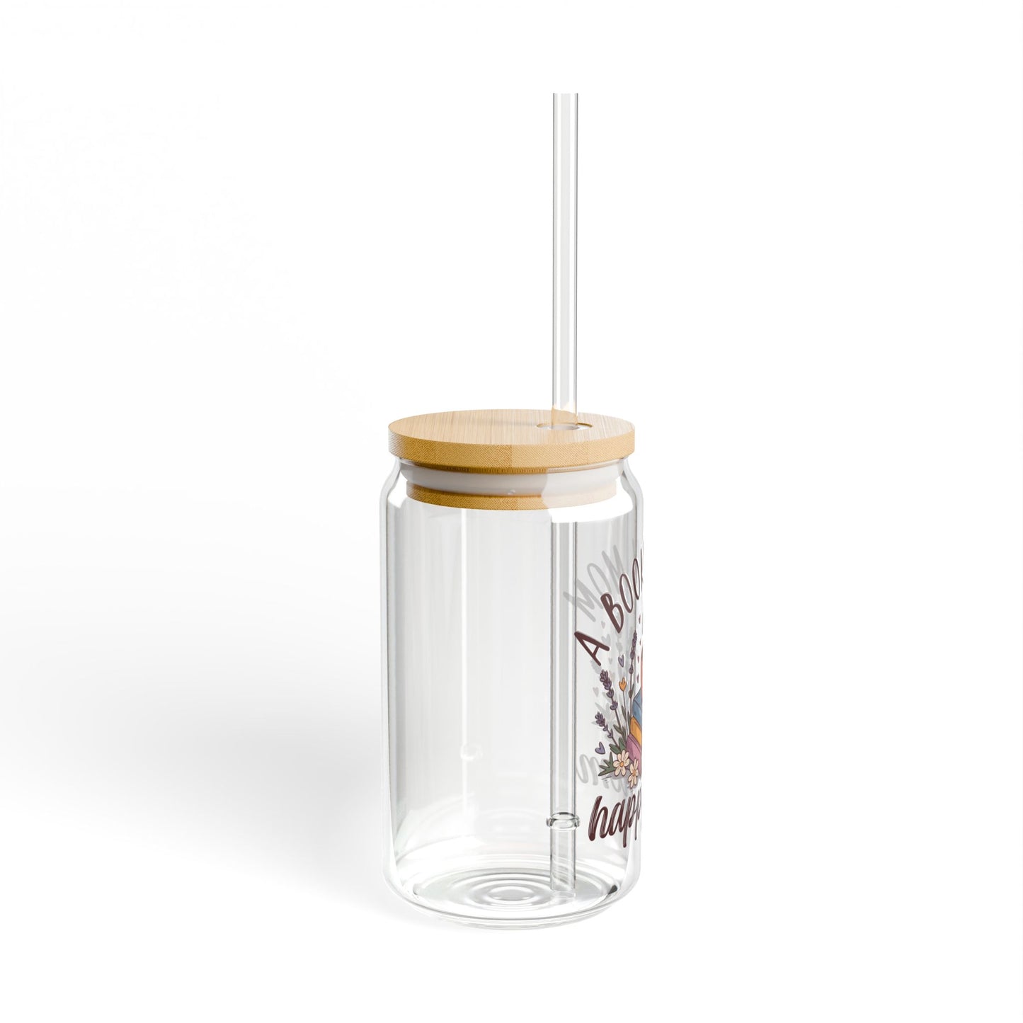 A Bookish Mom Sipper Glass