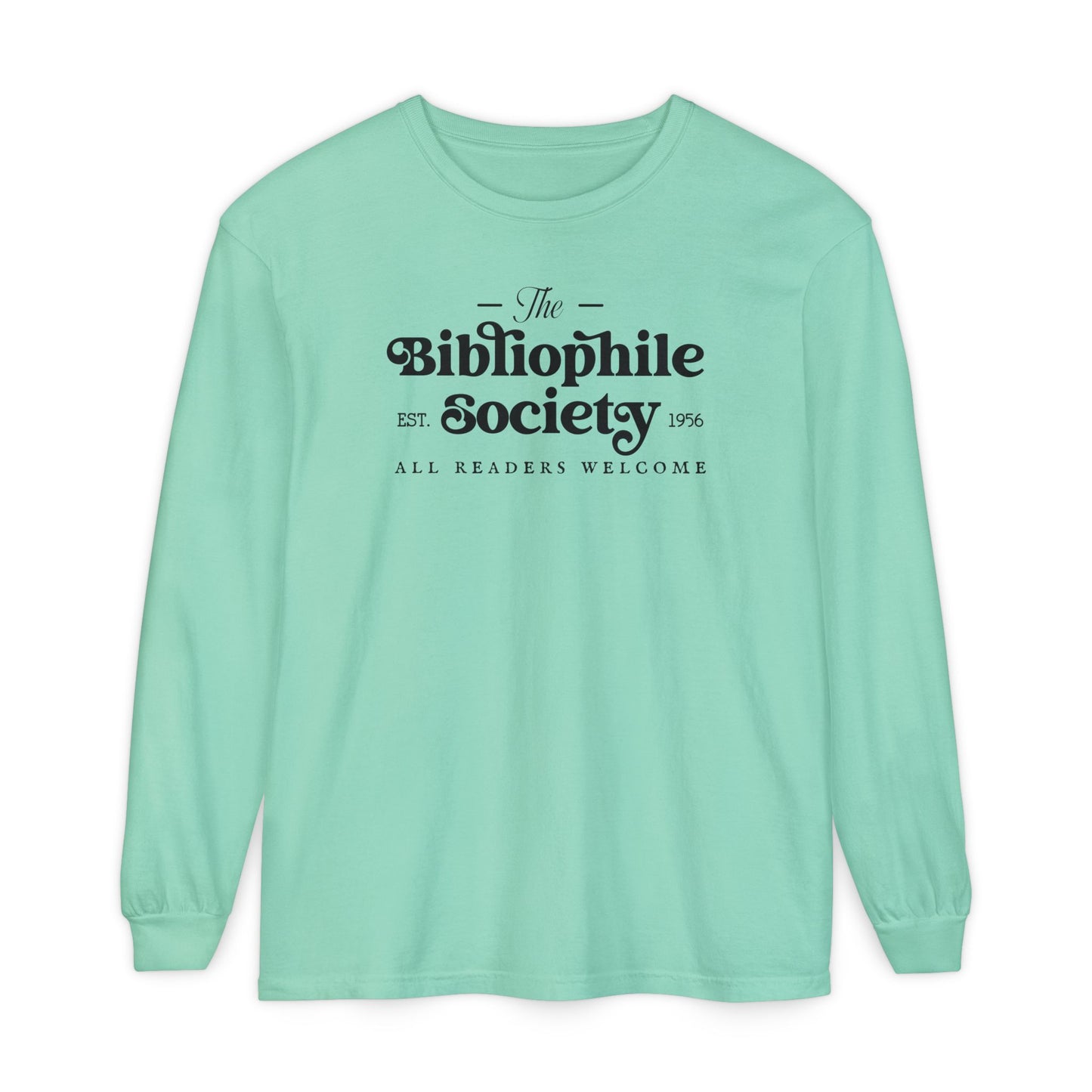 Bibliophile Society Long Sleeve Tee