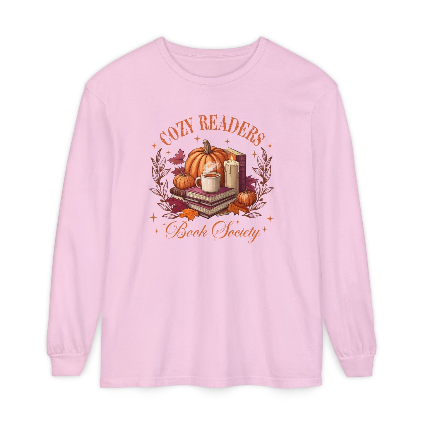 Cozy Readers Book Society Long Sleeve Tee