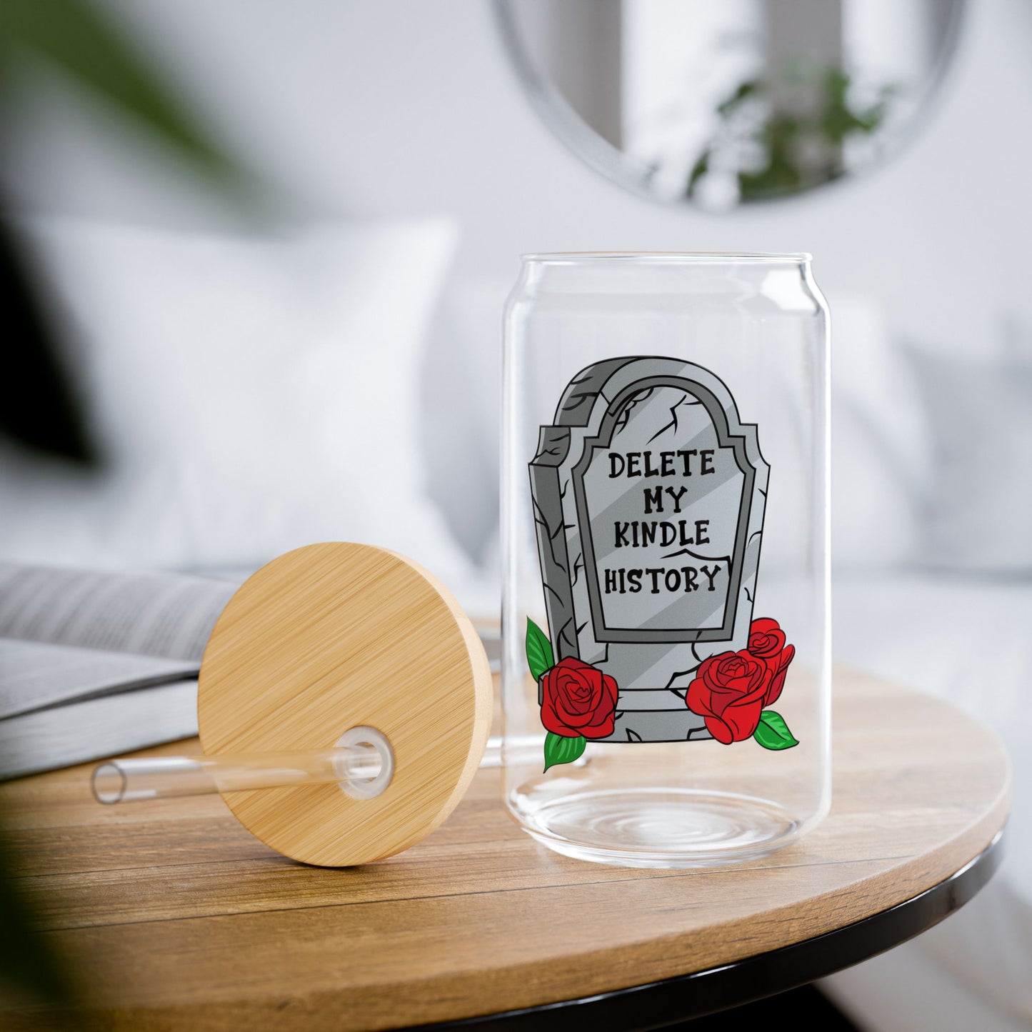 Kindle History Sipper Glass