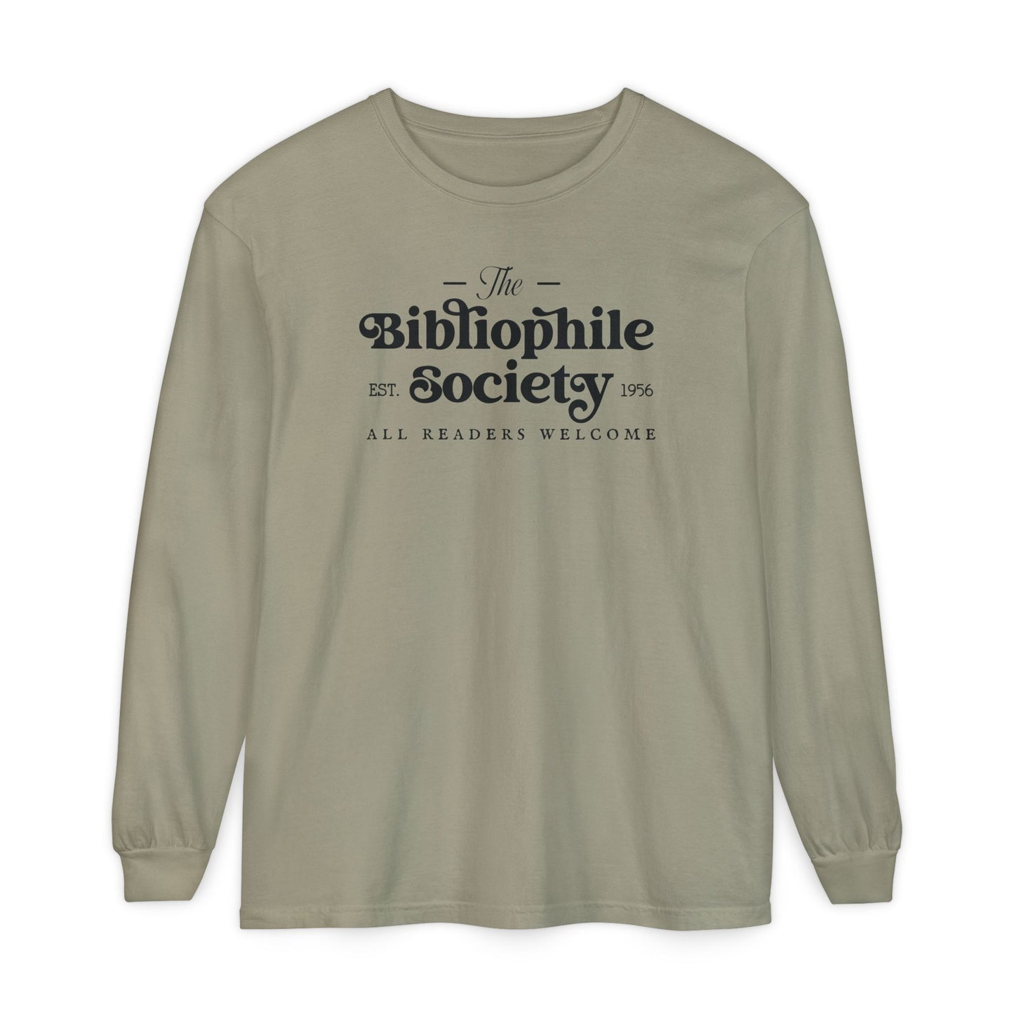 Bibliophile Society Long Sleeve Tee