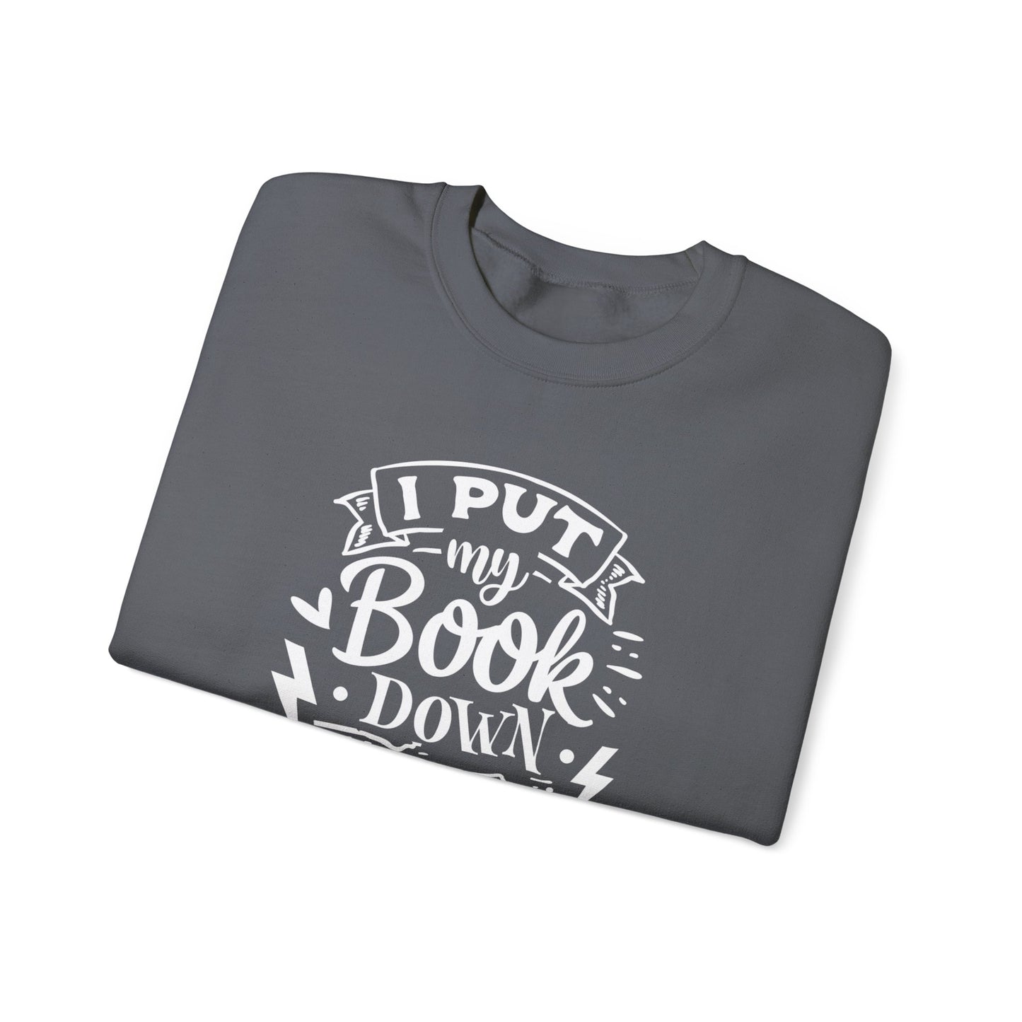 I Put My Book Down Sweatshirt