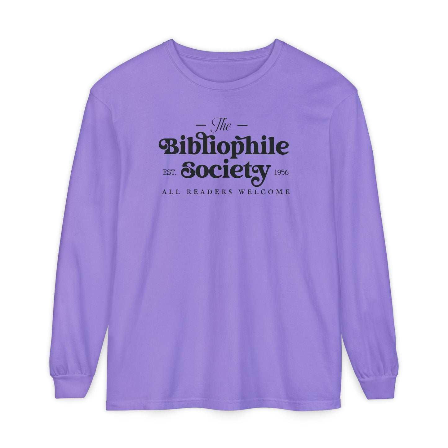 Bibliophile Society Long Sleeve Tee