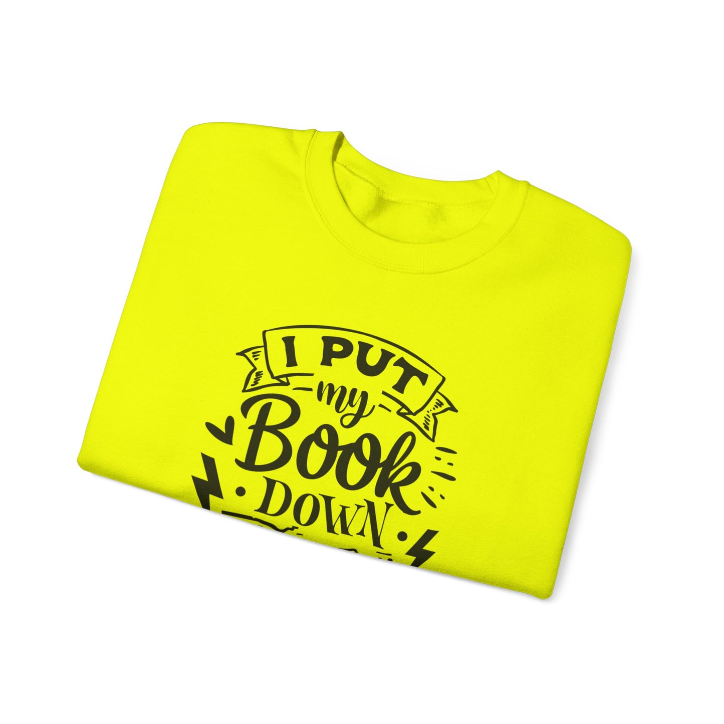 I Put My Book Down Sweatshirt