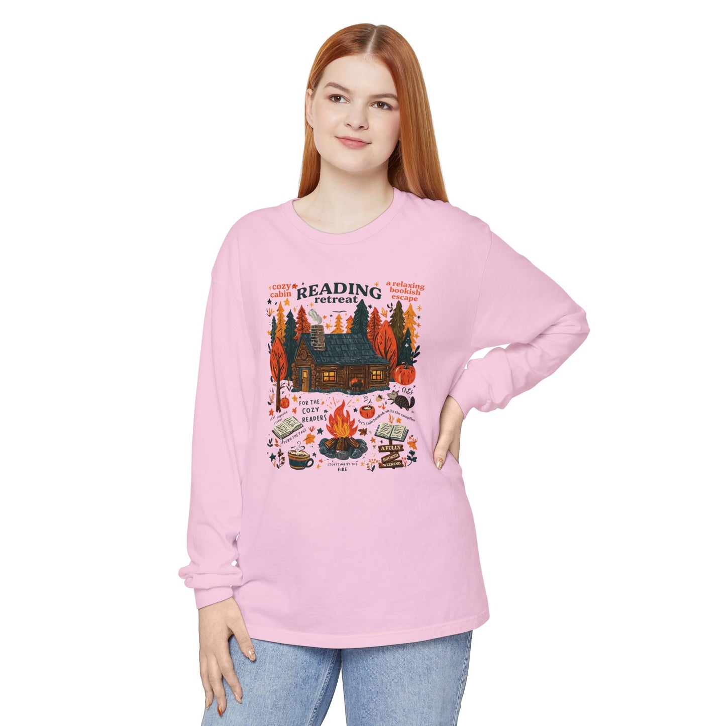 Reading Retreat Long Sleeve Tee