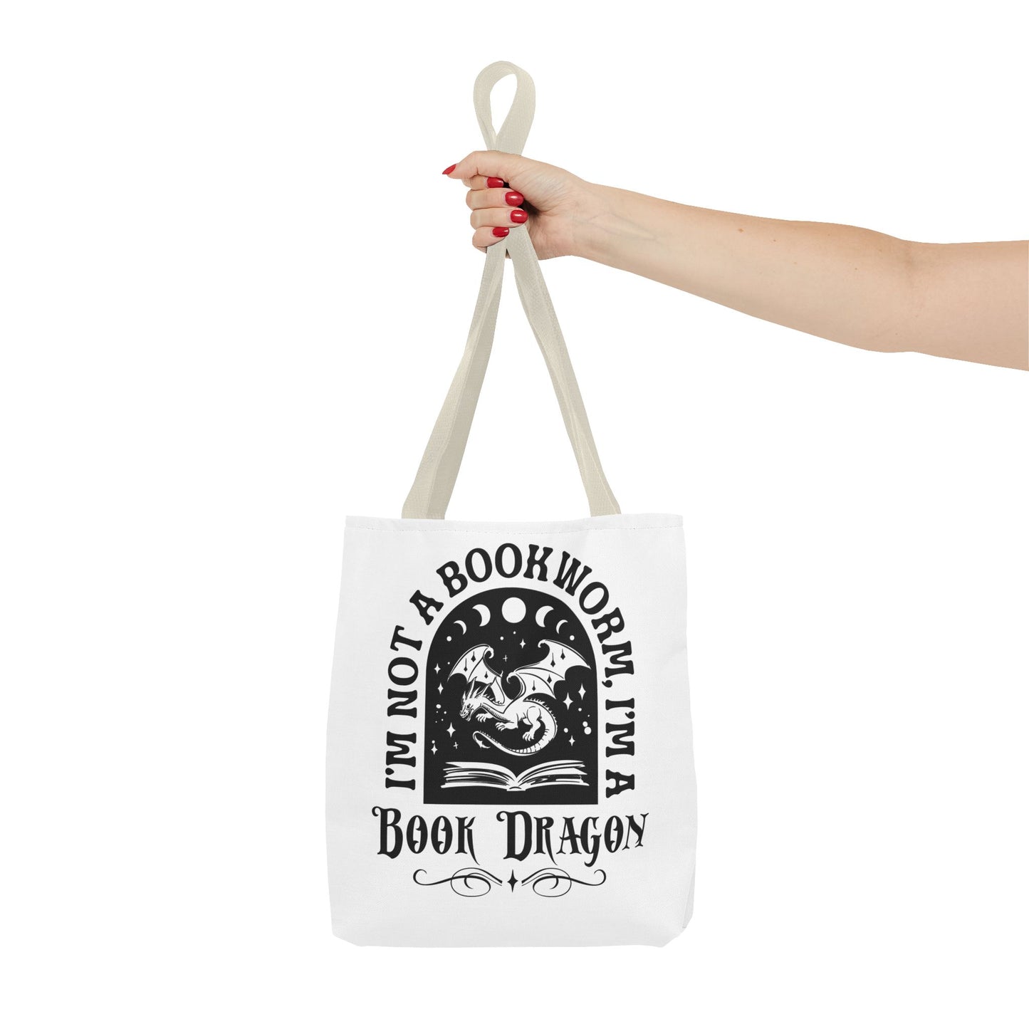 Book Dragon Tote Bag