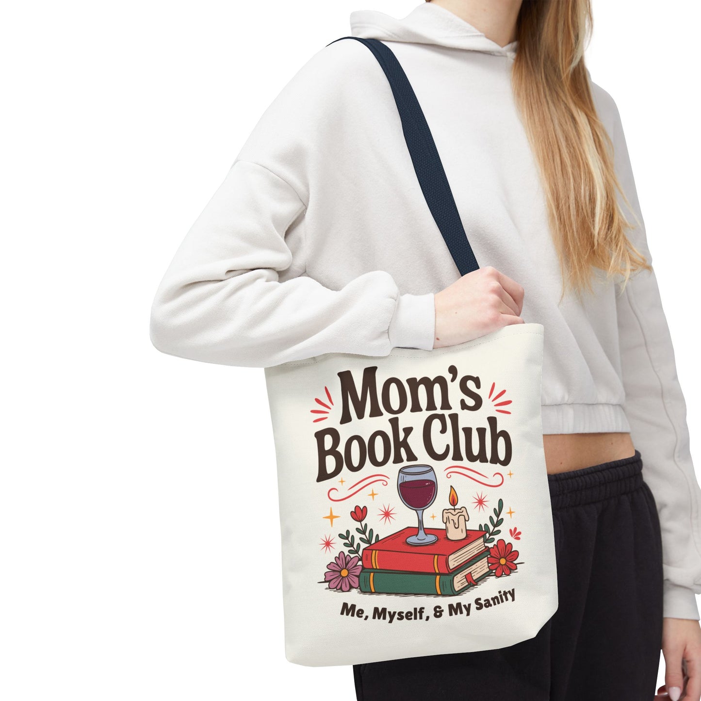 Mom's Book Club Tote Bag