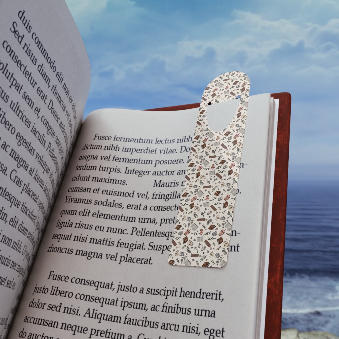 Books & Coffee Bookmark