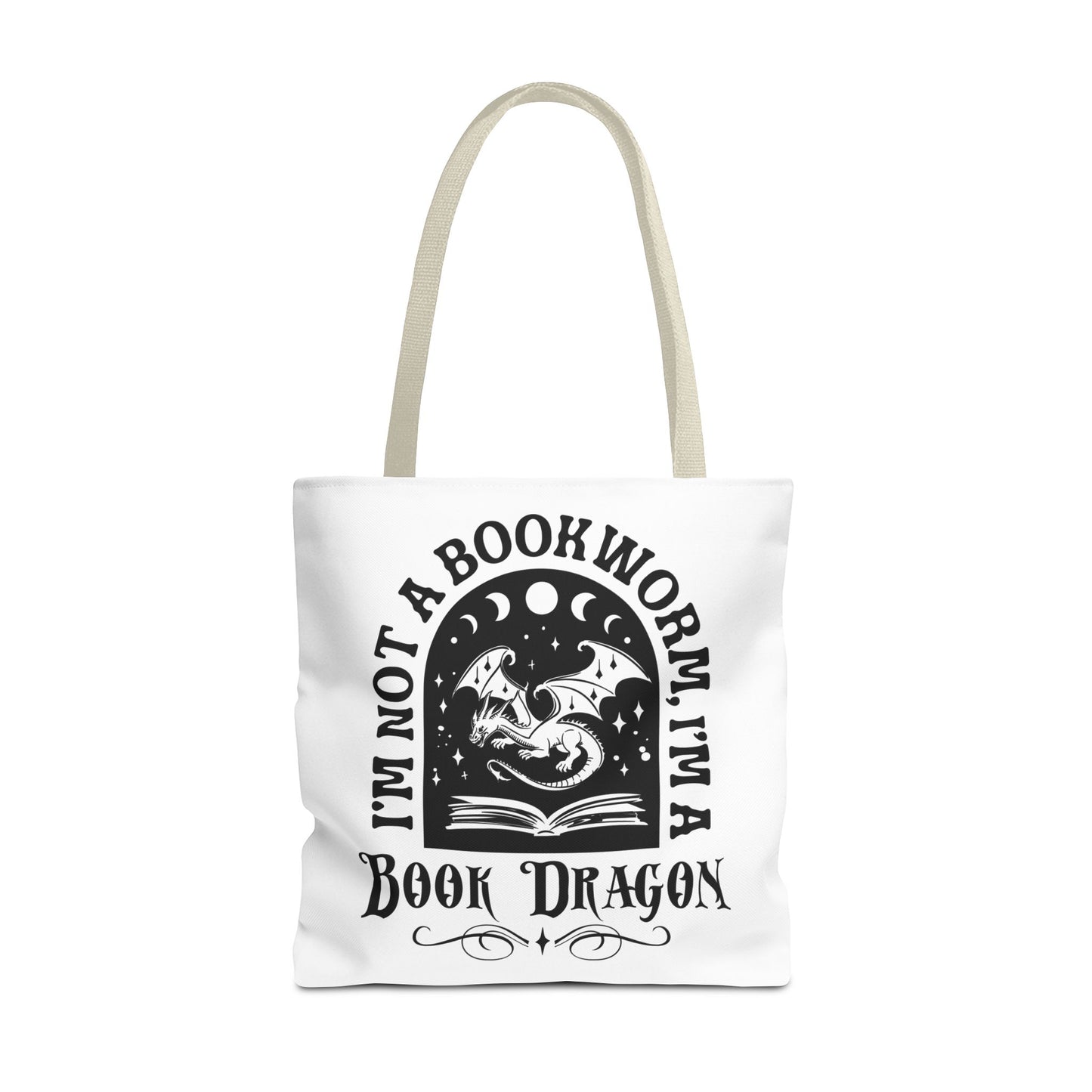 Book Dragon Tote Bag
