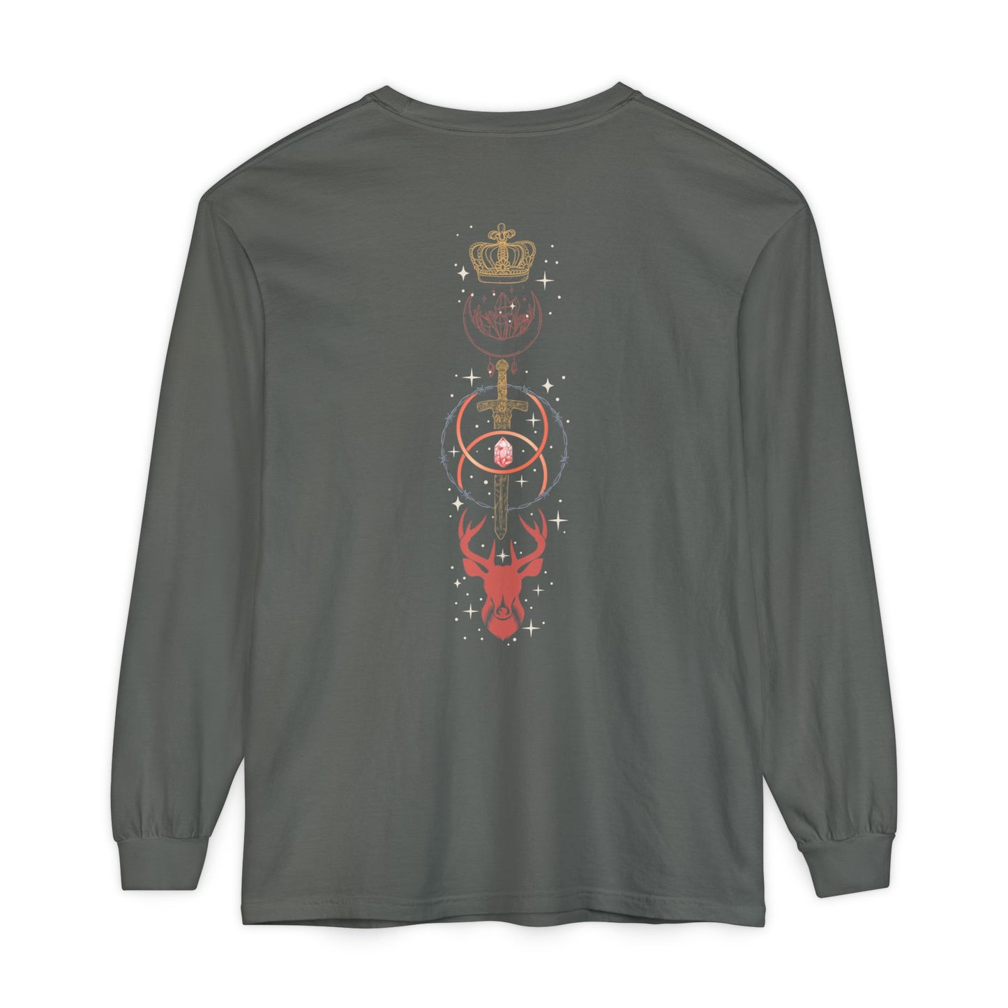 Fire Breathing Bitch Queen Long Sleeve Tee