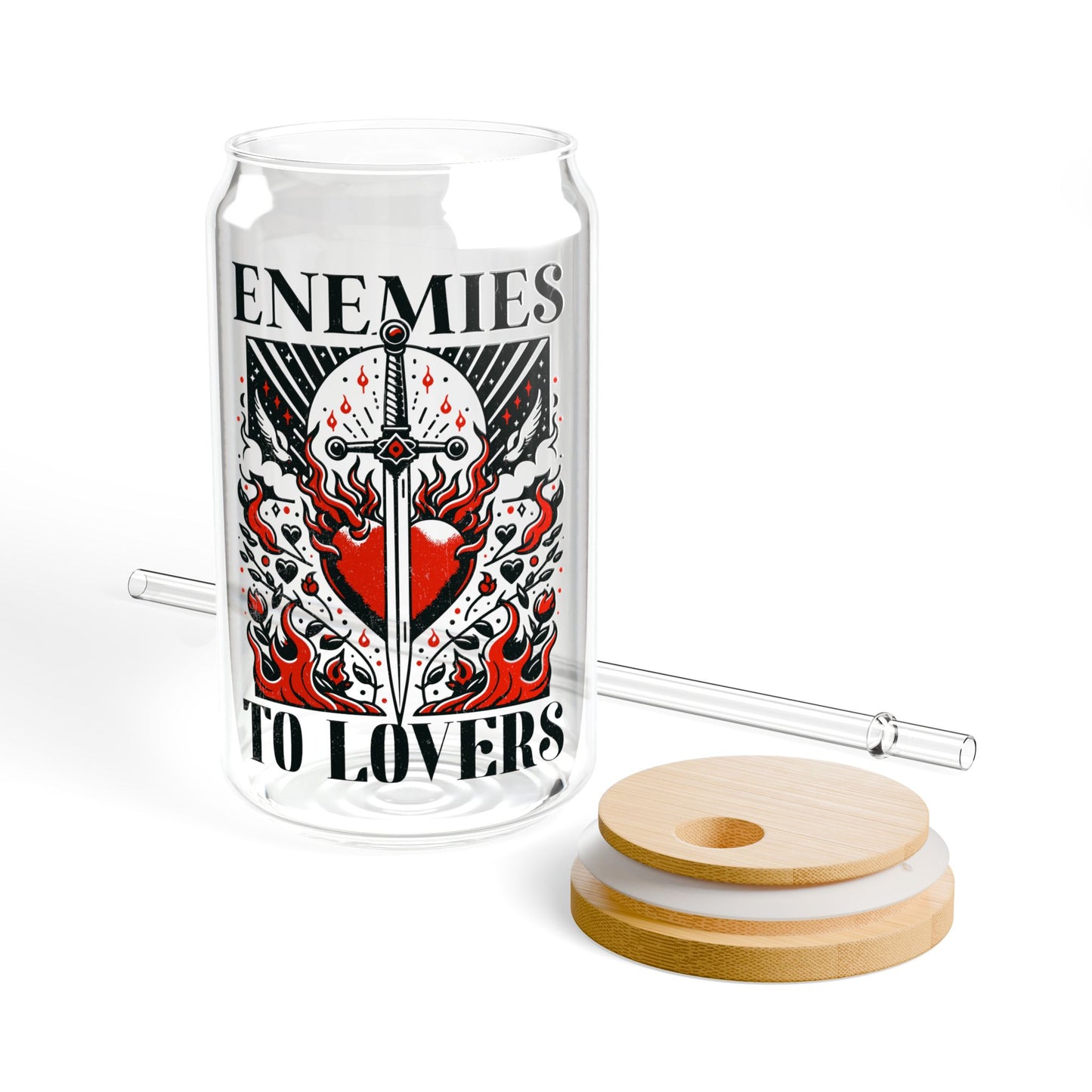 Enemies to Lovers Sipper Glass