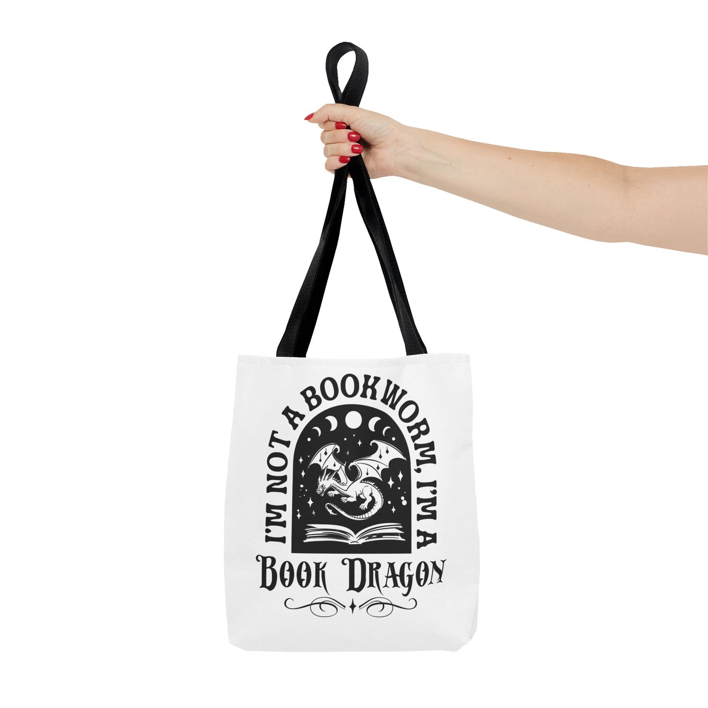 Book Dragon Tote Bag