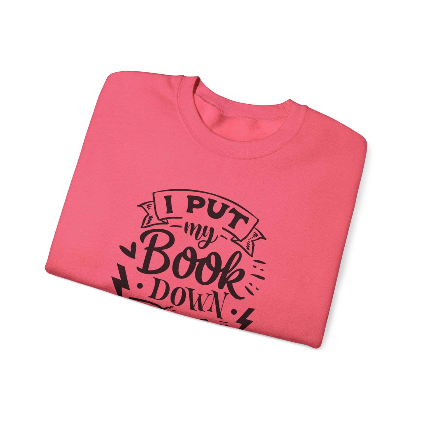 I Put My Book Down Sweatshirt