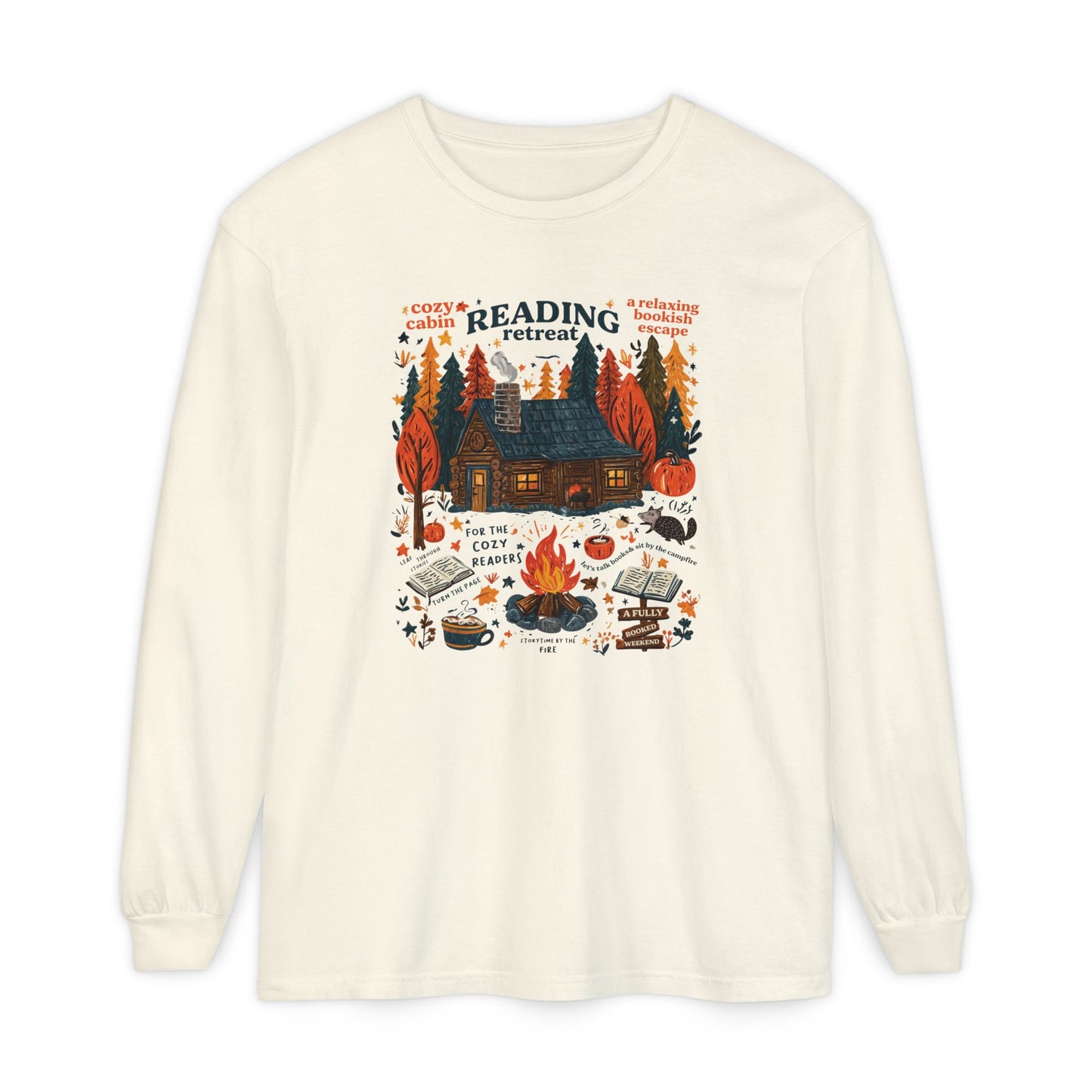 Reading Retreat Long Sleeve Tee