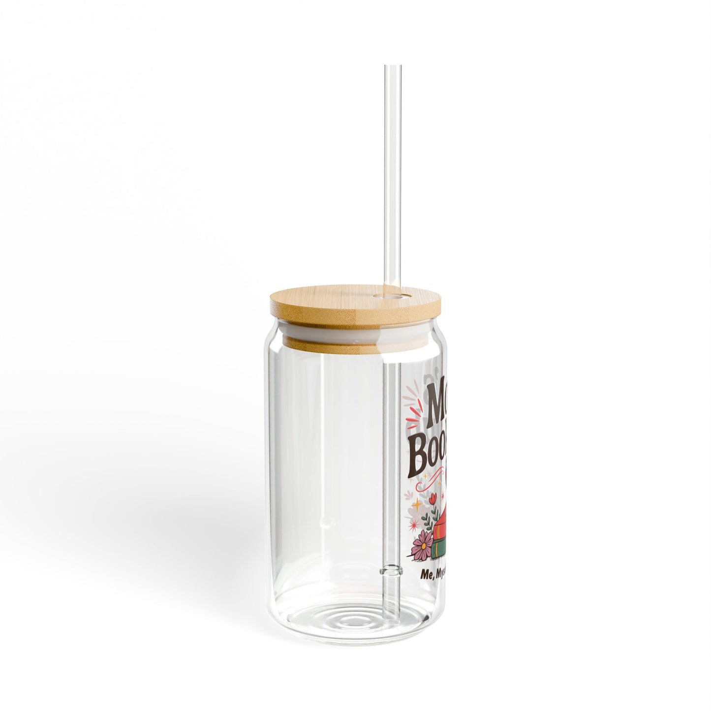 Moms Book Club Sipper Glass