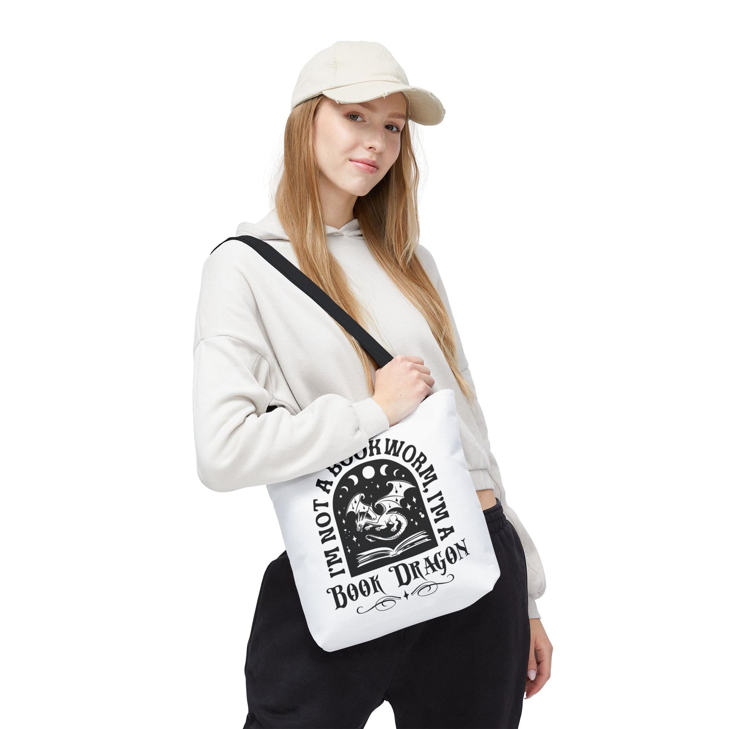 Book Dragon Tote Bag