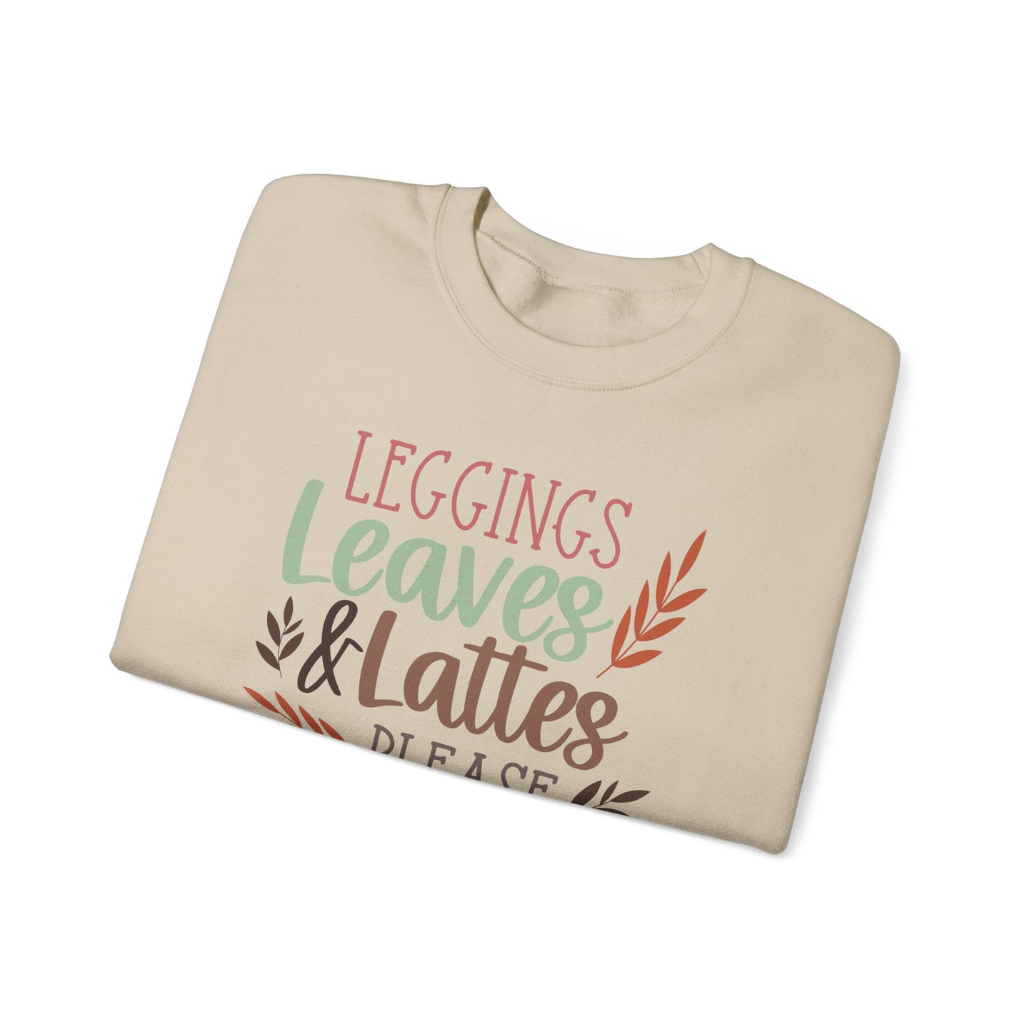 Leggings Leaves & Lattes Sweatshirt