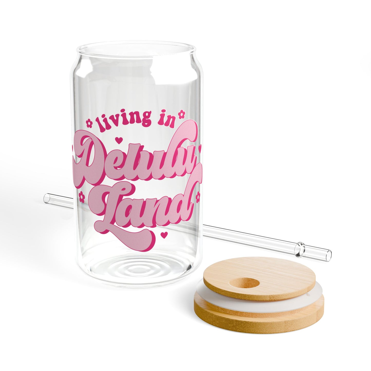 Delulu Land Sipper Glass