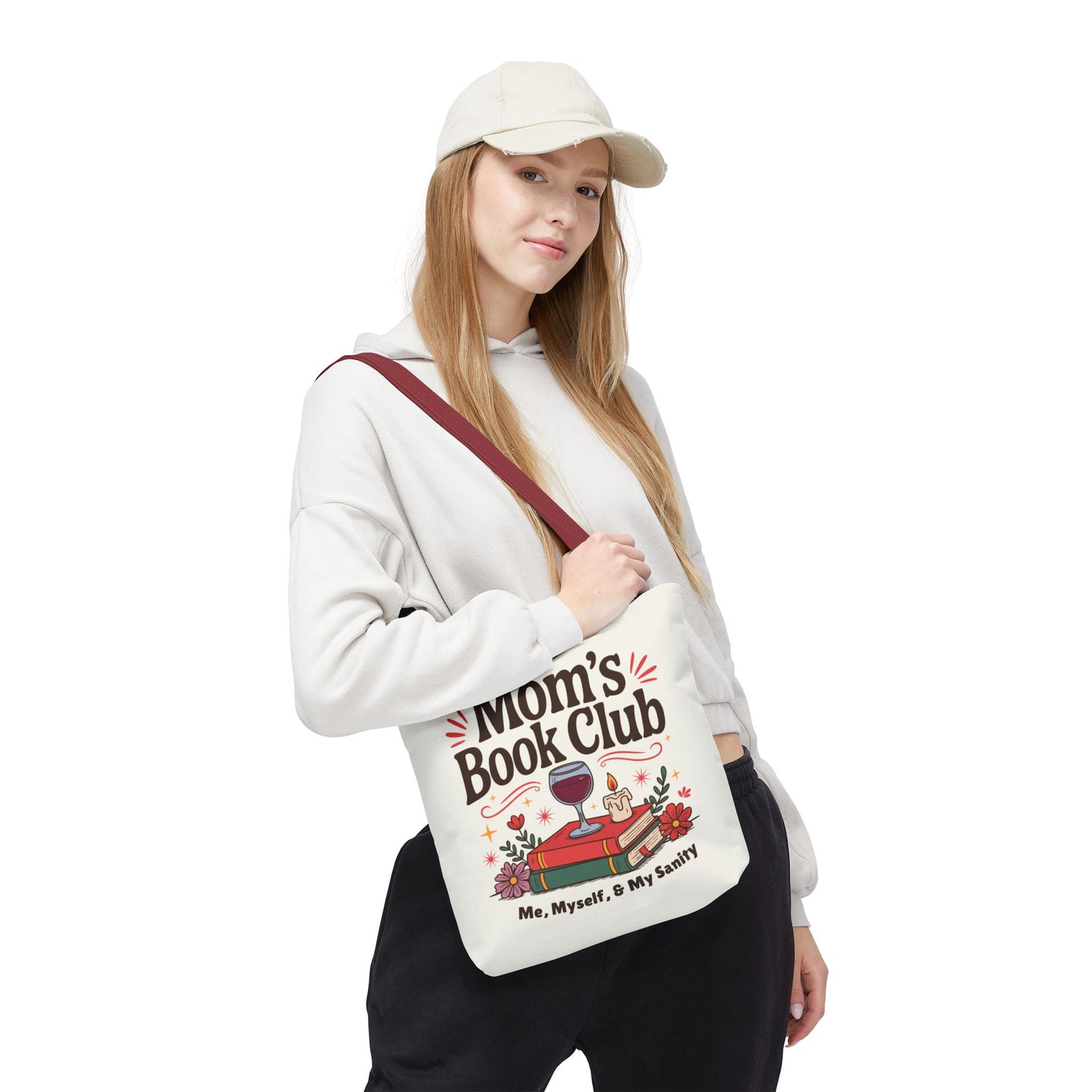 Mom's Book Club Tote Bag