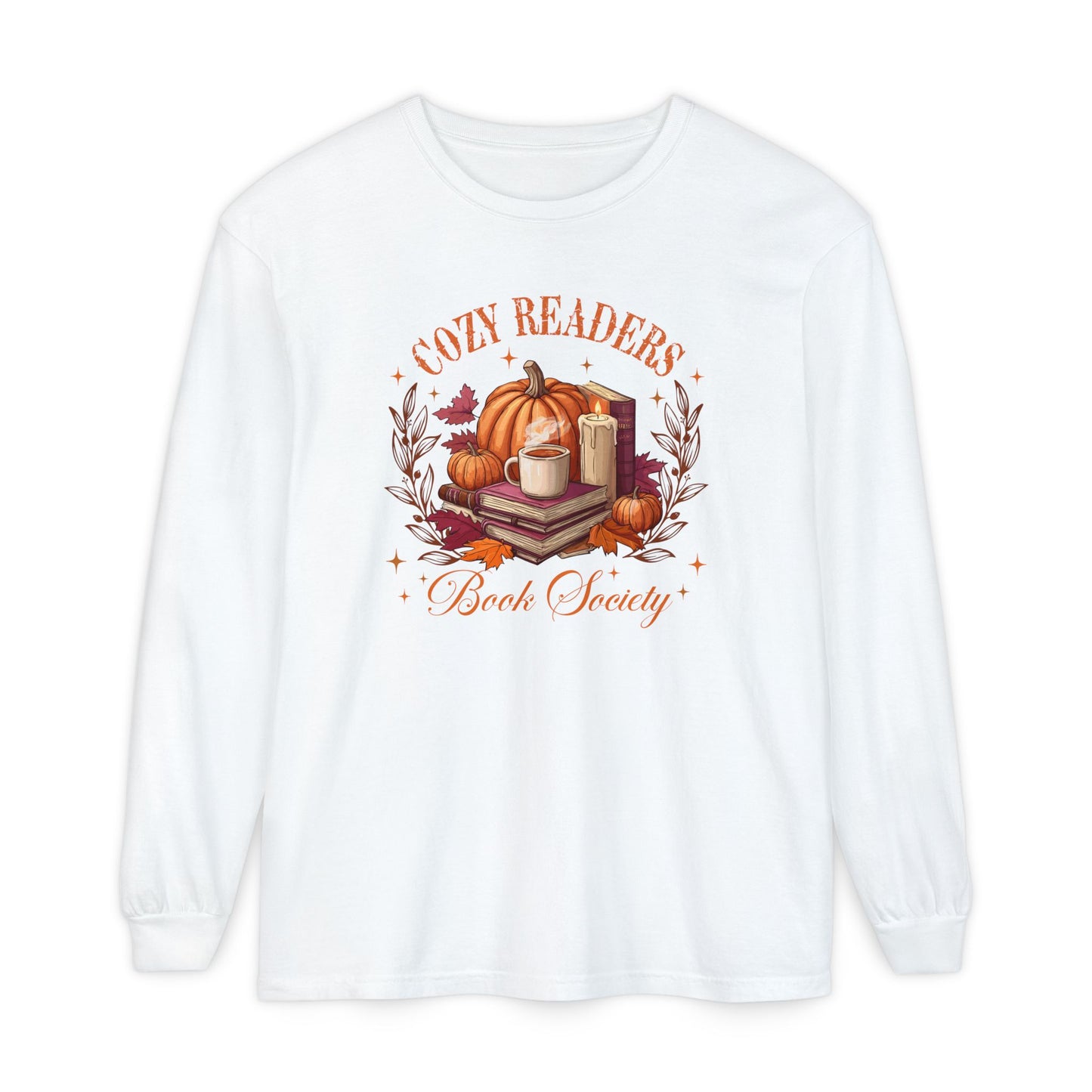 Cozy Readers Book Society Long Sleeve Tee