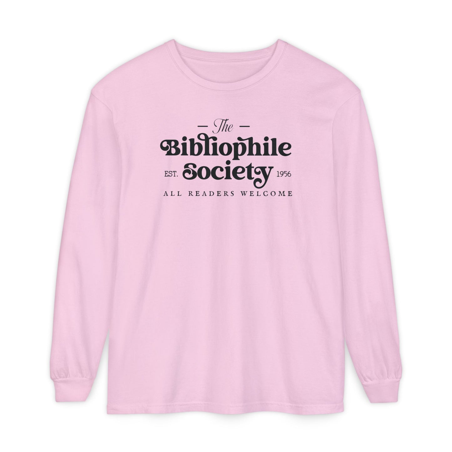 Bibliophile Society Long Sleeve Tee
