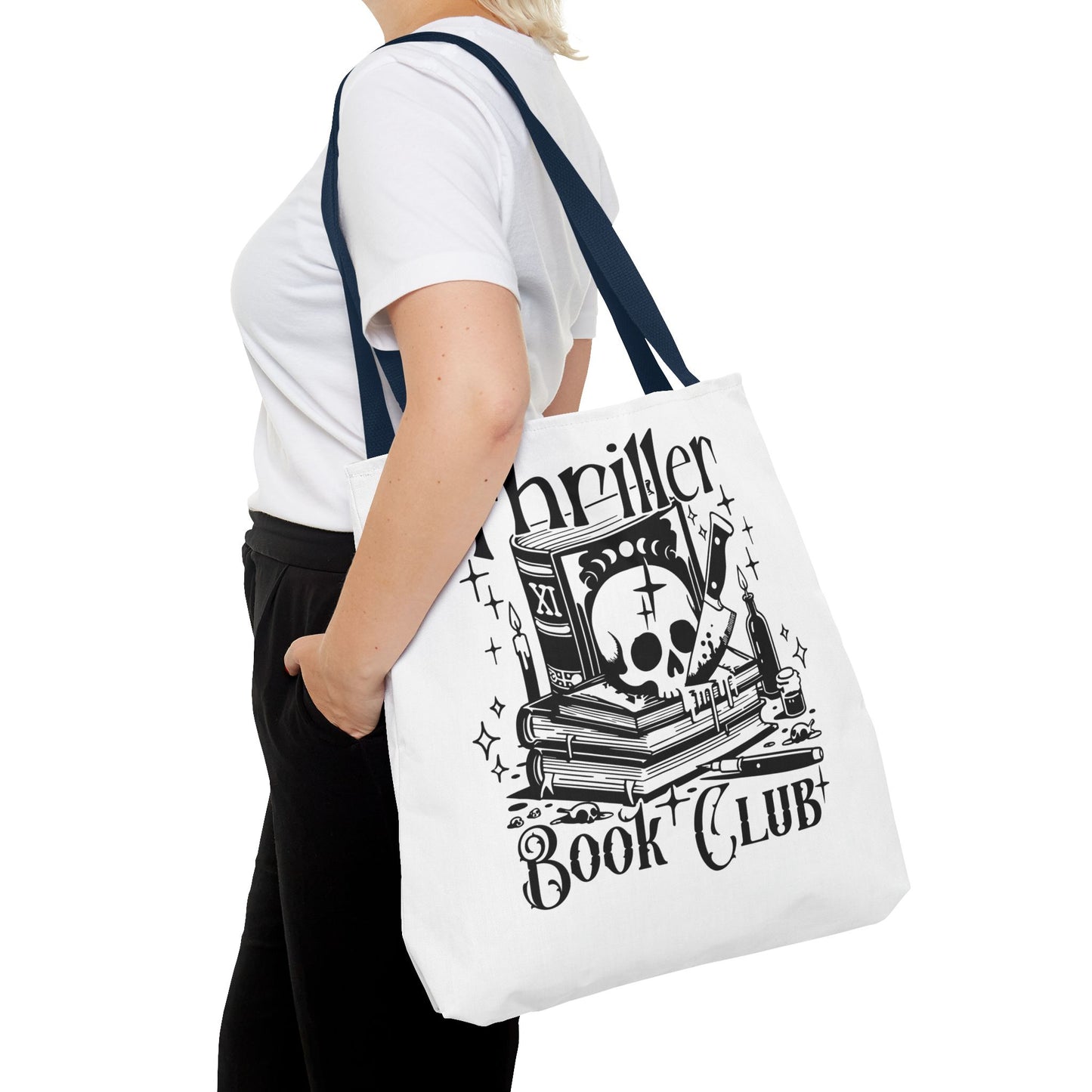 Thriller Book Club Tote Bag
