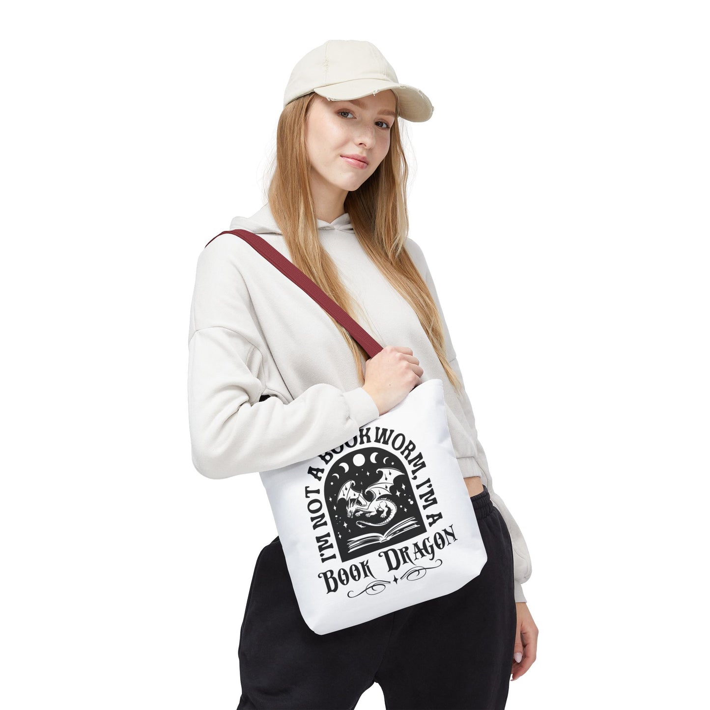 Book Dragon Tote Bag