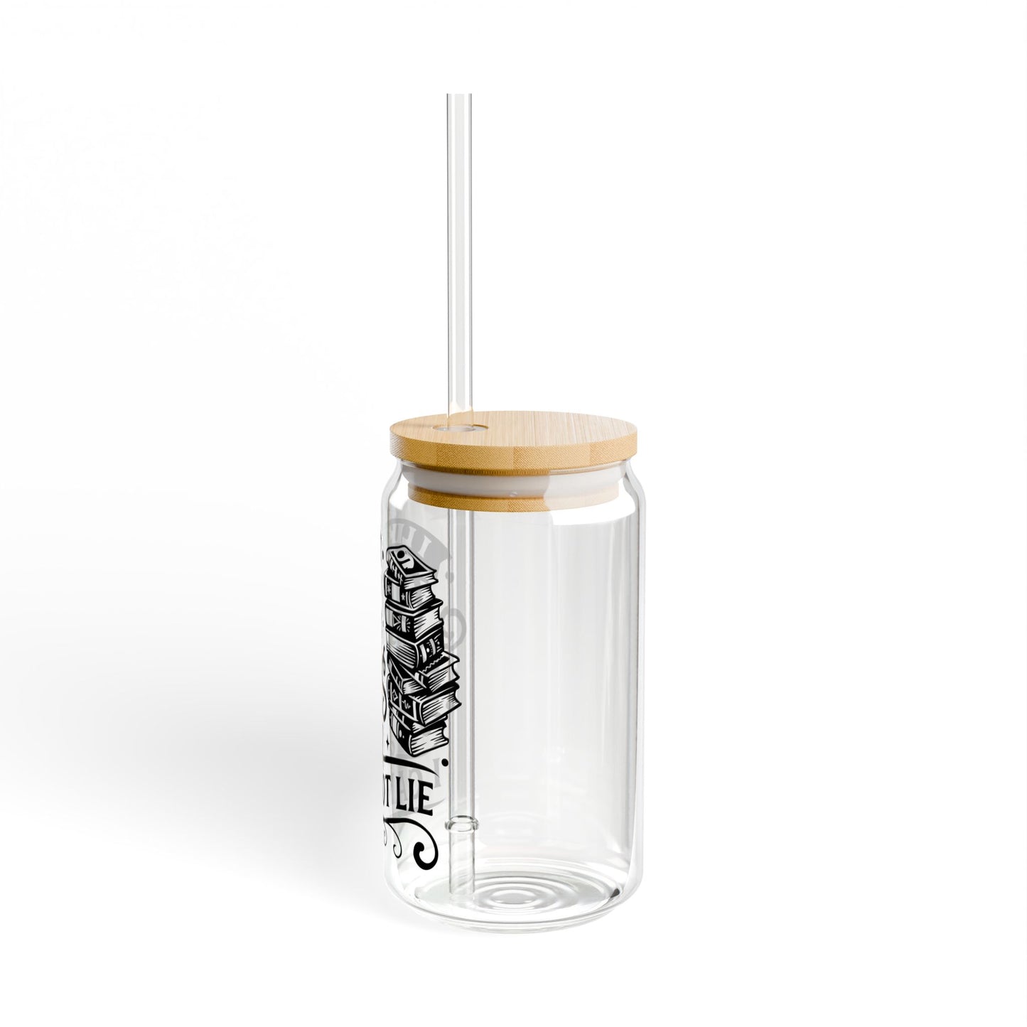I Like Big Books Sipper Glass