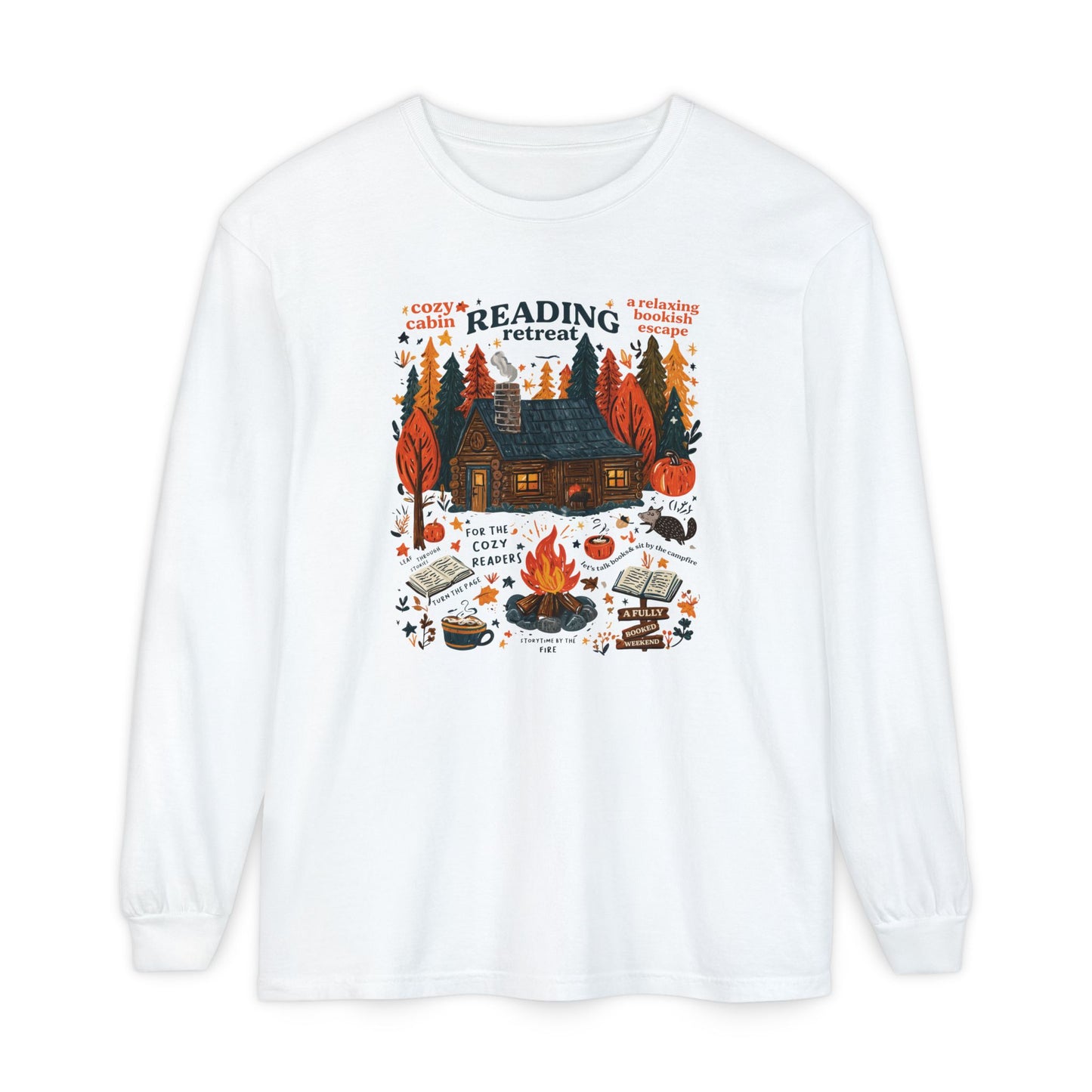 Reading Retreat Long Sleeve Tee