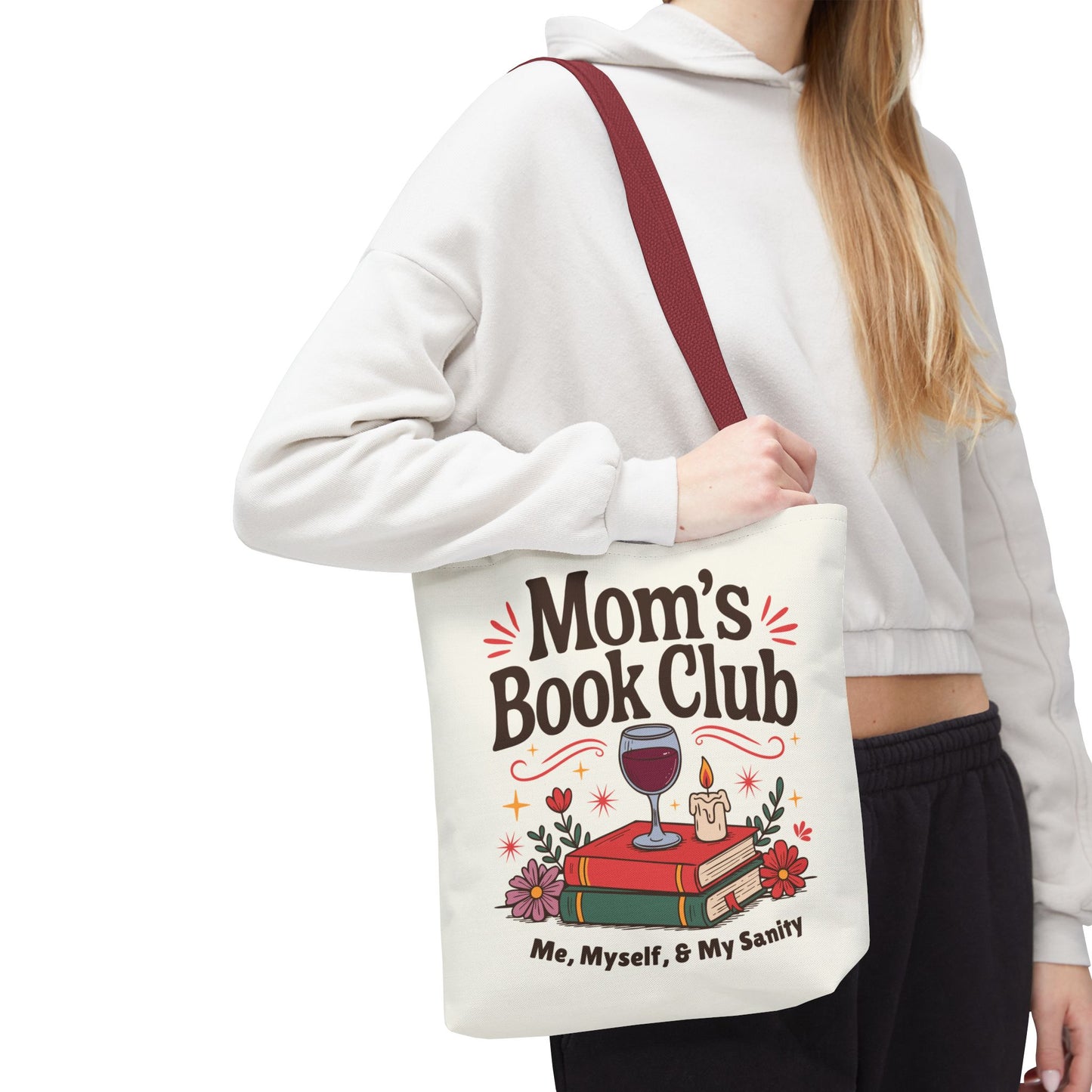 Mom's Book Club Tote Bag