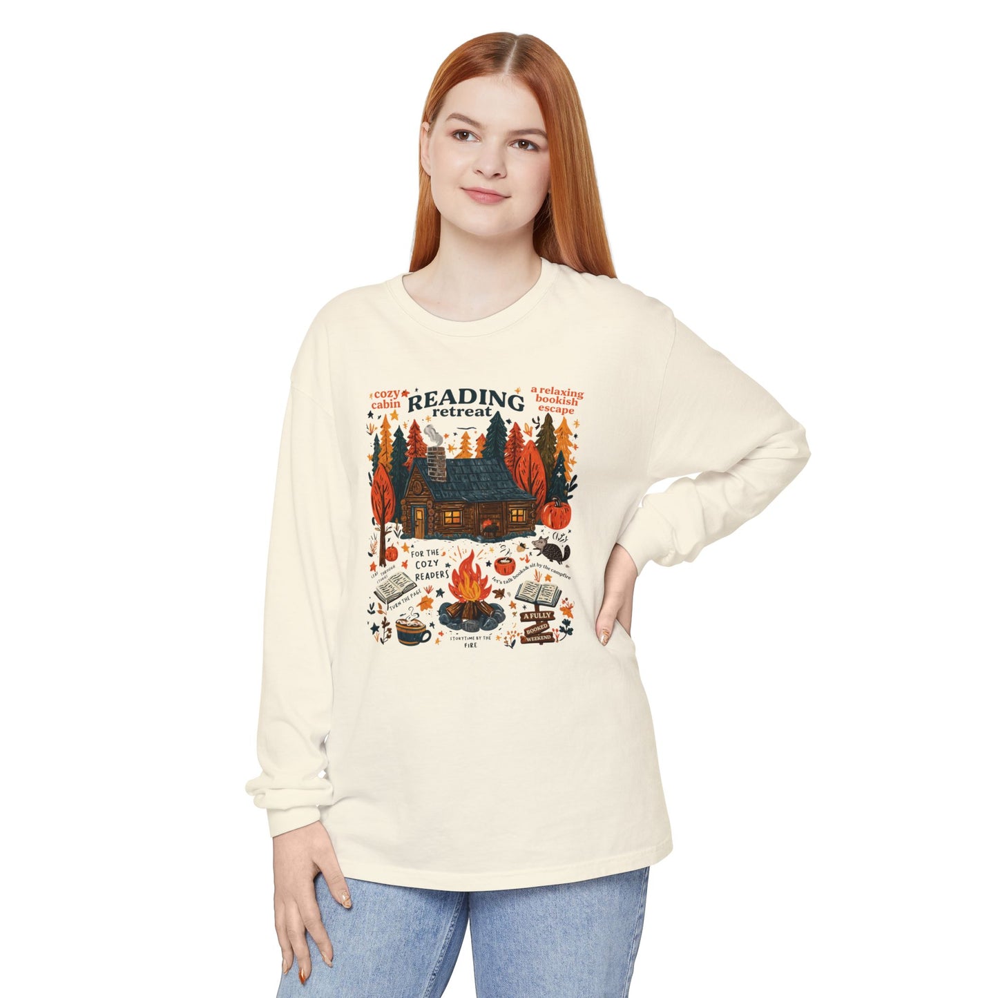 Reading Retreat Long Sleeve Tee