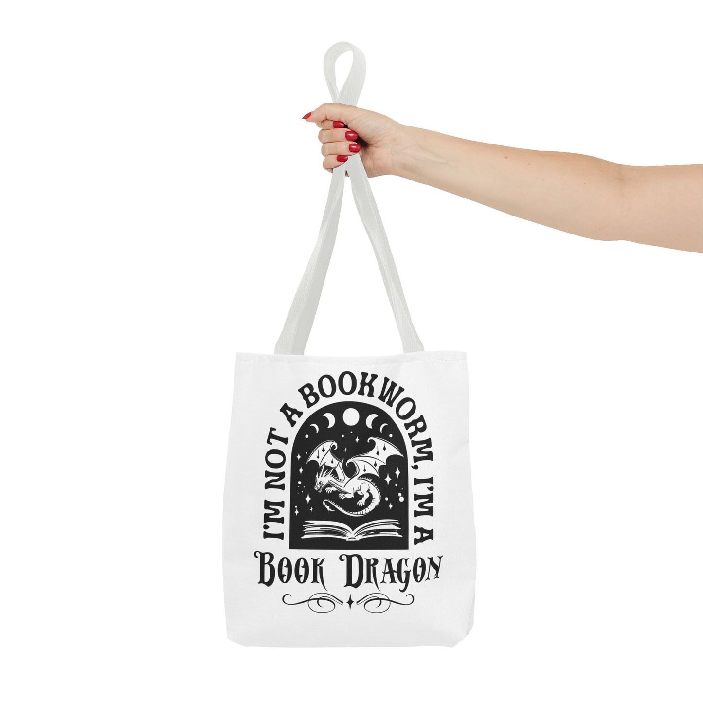 Book Dragon Tote Bag