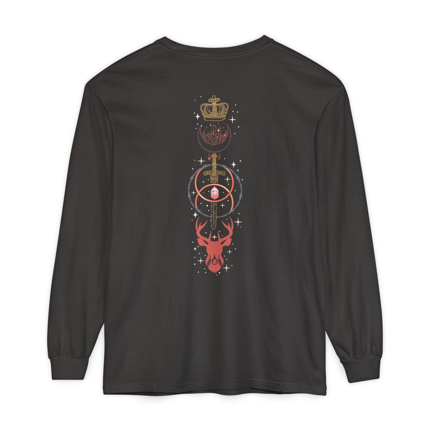 Fire Breathing Bitch Queen Long Sleeve Tee