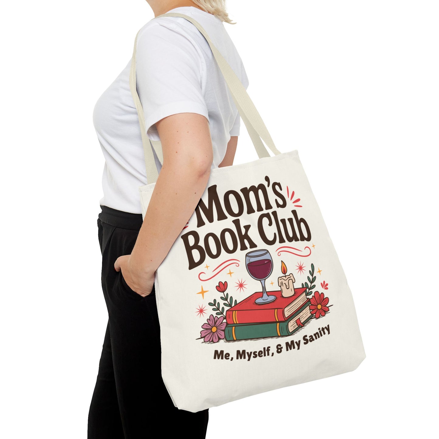 Mom's Book Club Tote Bag