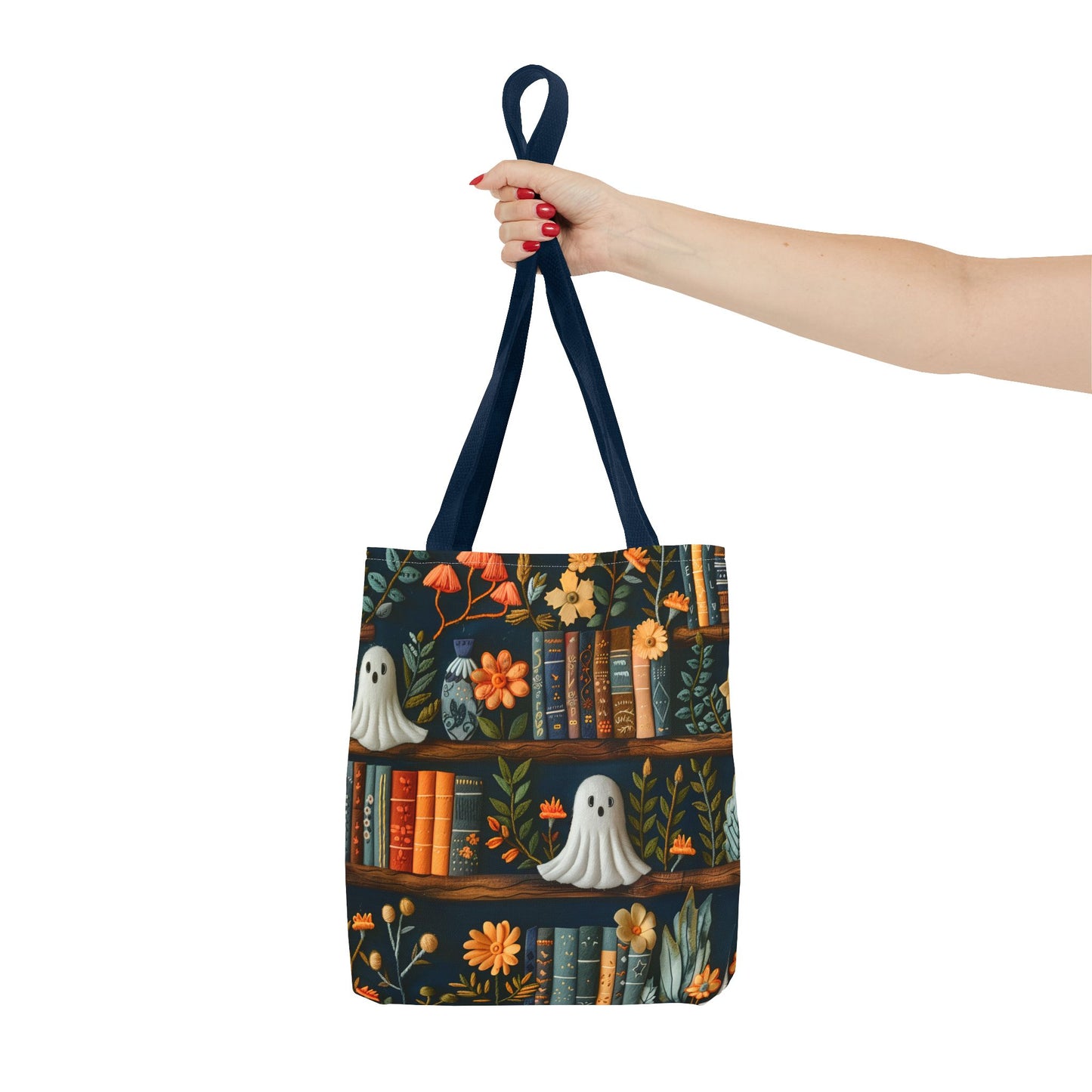 Haunted Library Tote Bag