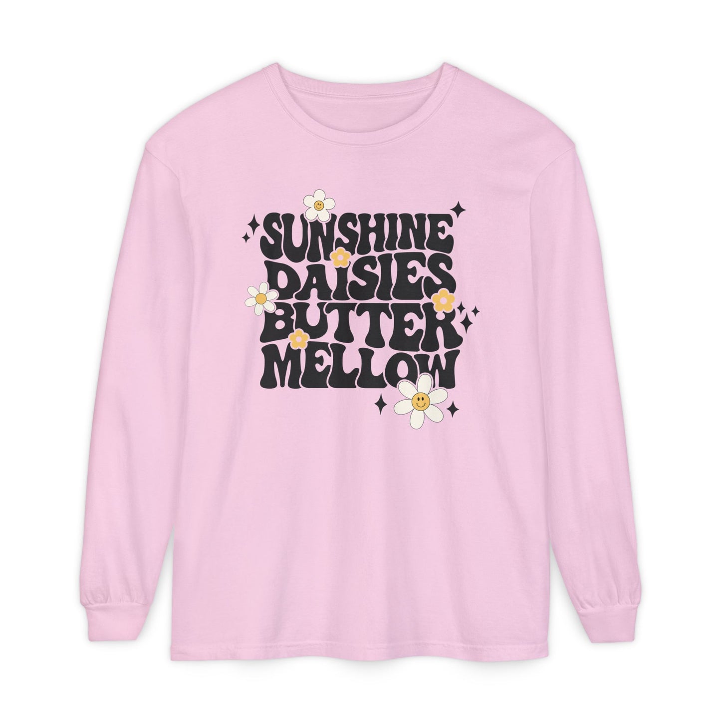 Sunshine Daisies Butter Mellow Long Sleeve Tee