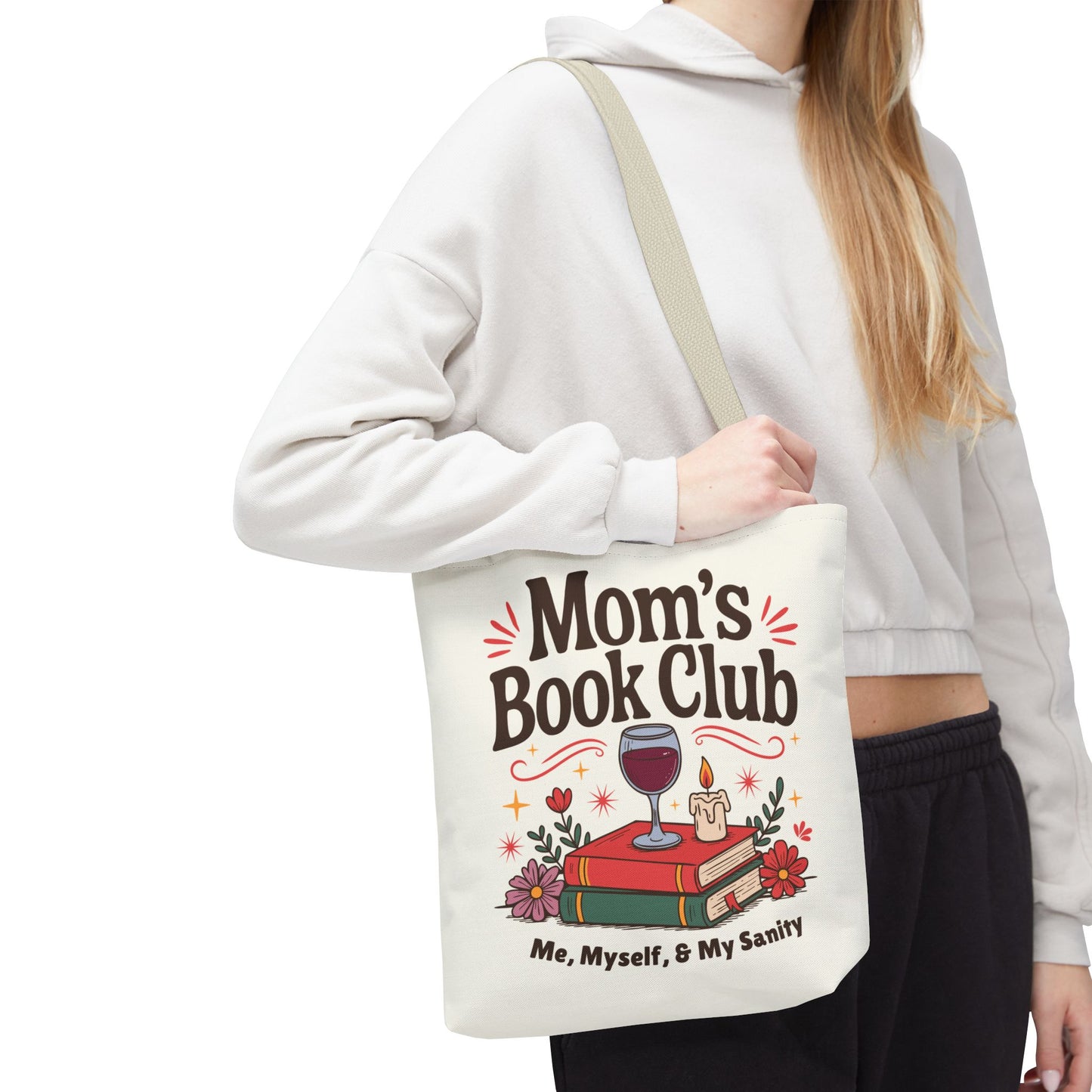 Mom's Book Club Tote Bag