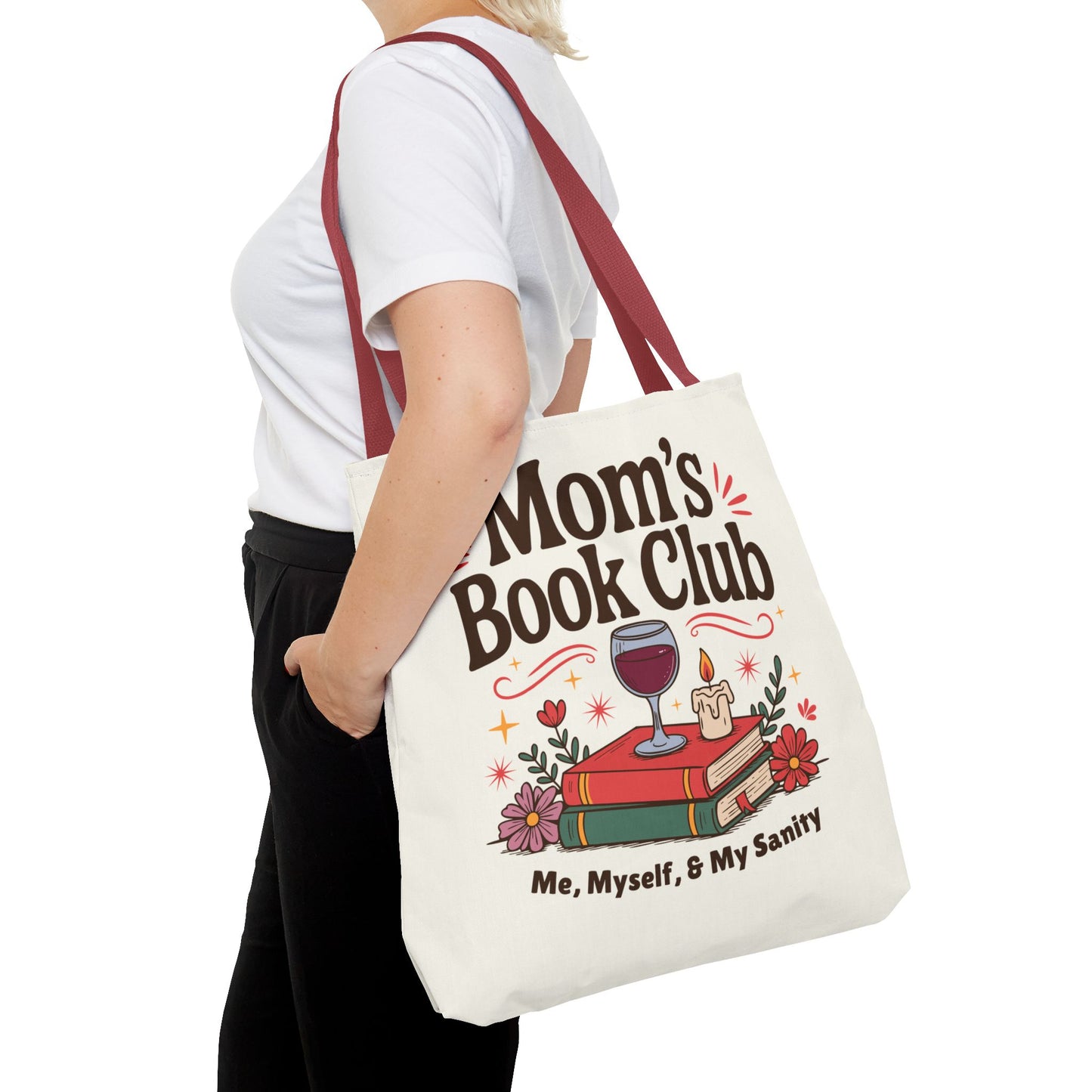 Mom's Book Club Tote Bag