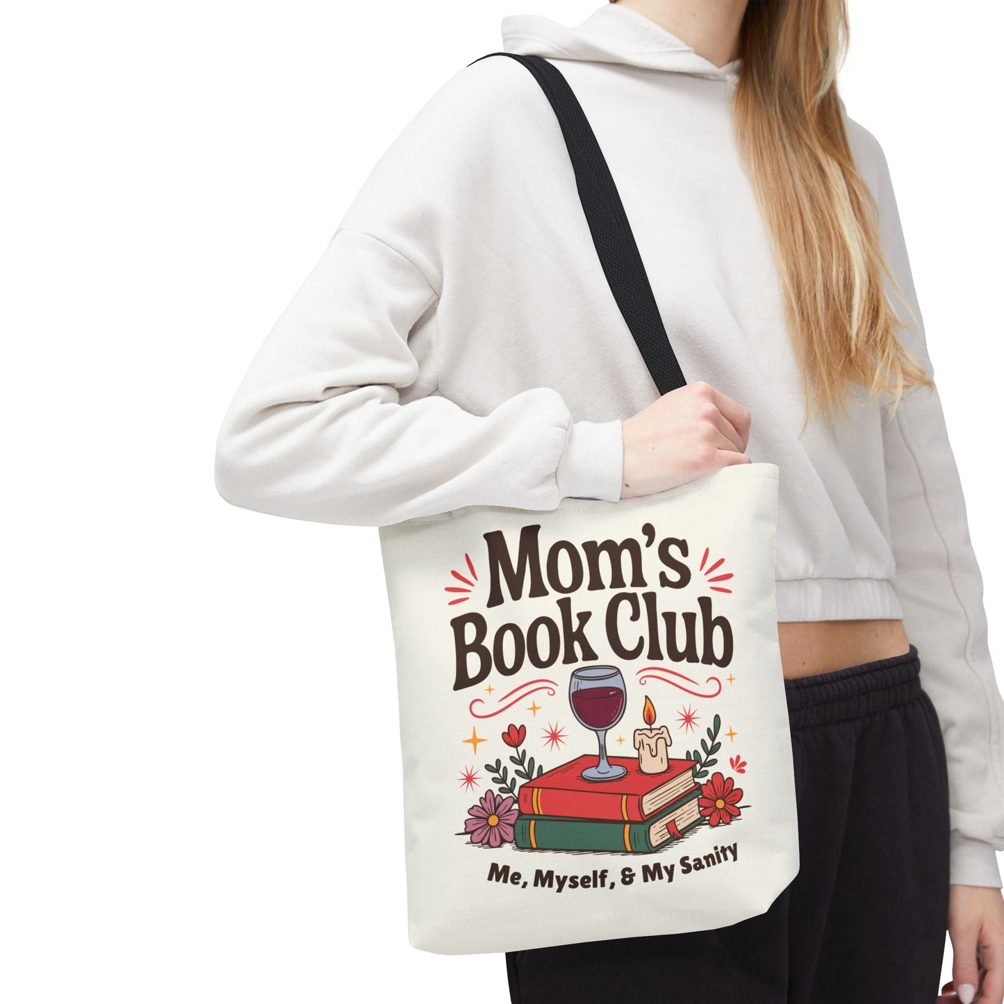 Mom's Book Club Tote Bag