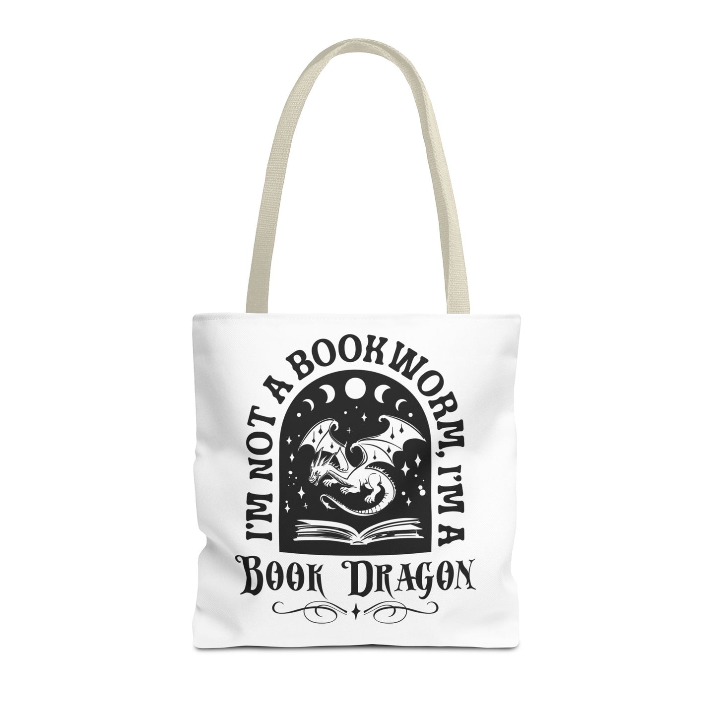Book Dragon Tote Bag