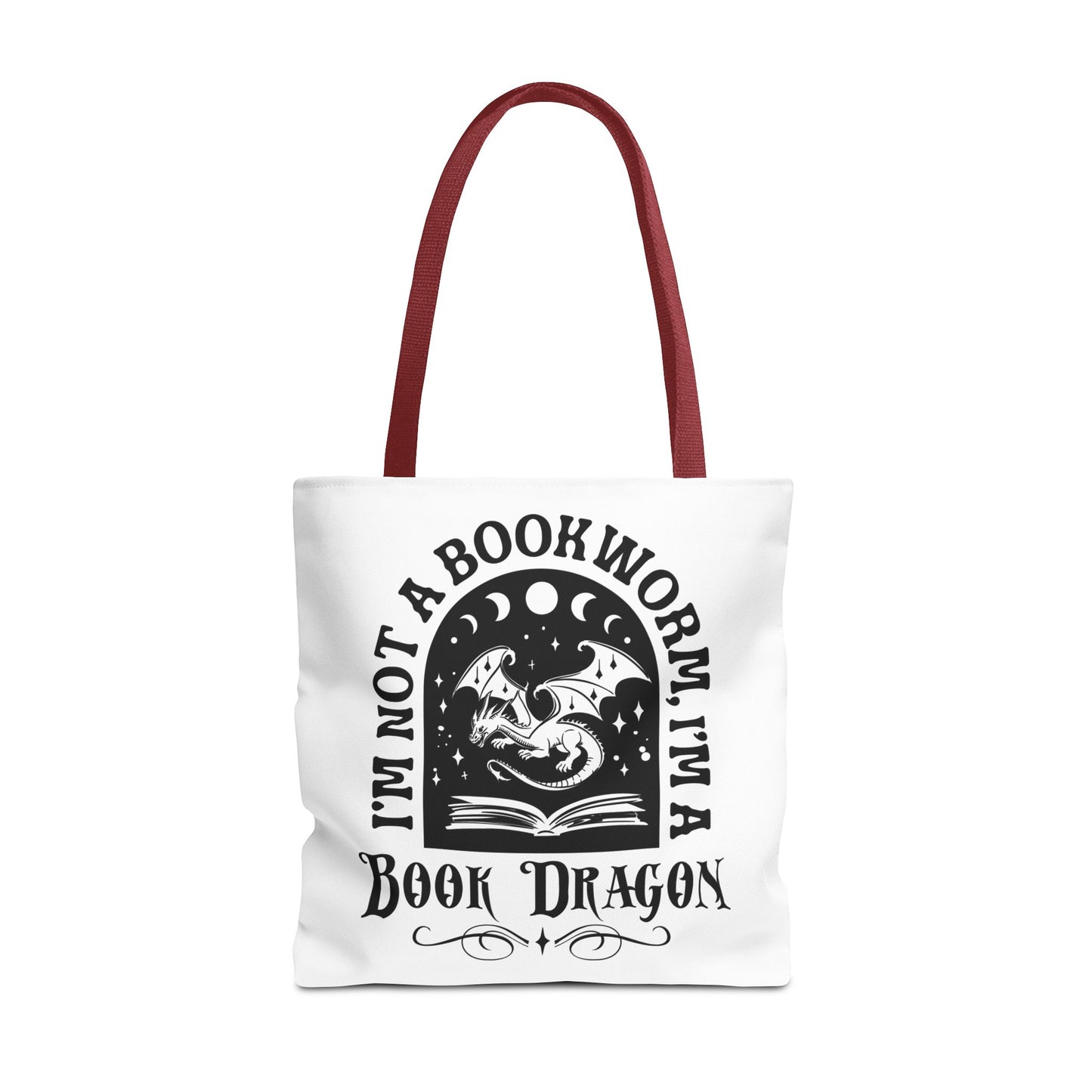Book Dragon Tote Bag