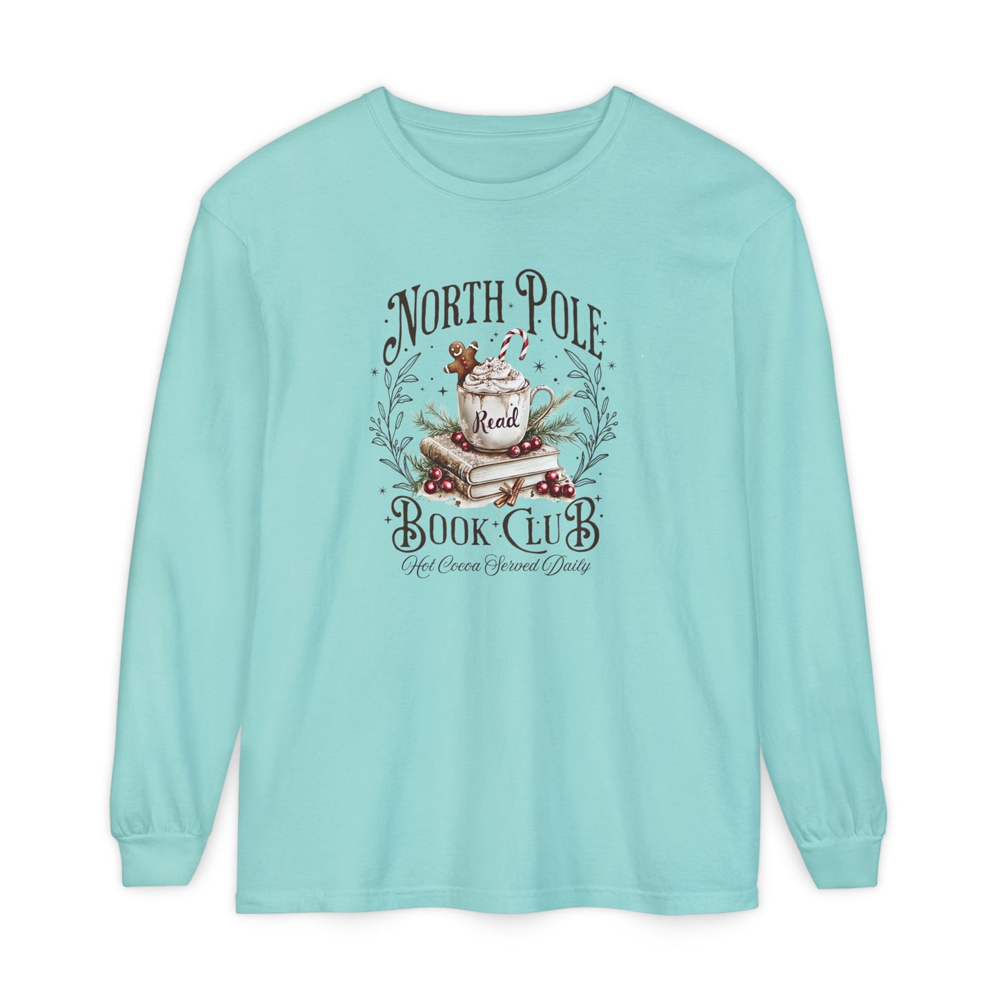 North Pole Book Club Long Sleeve Tee