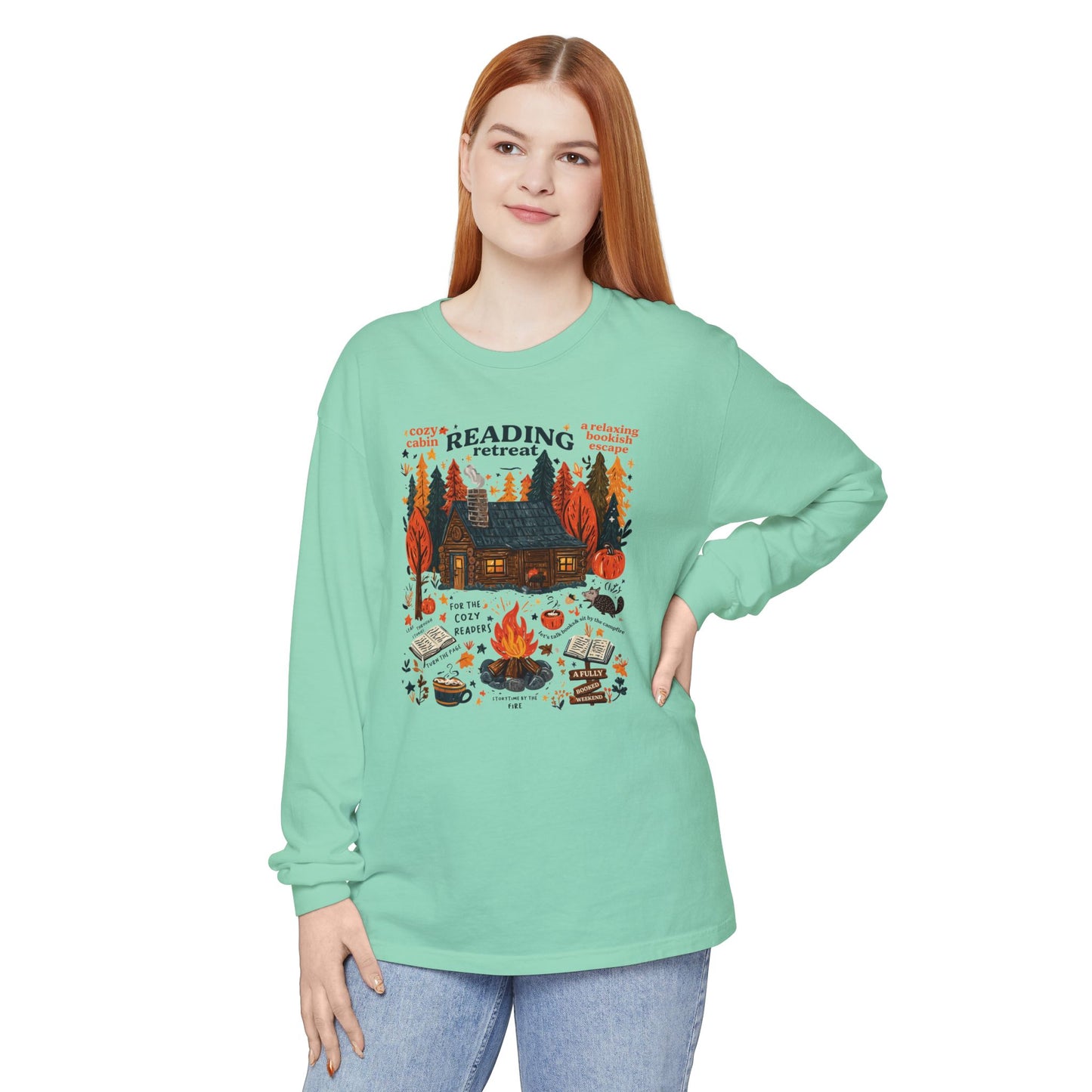 Reading Retreat Long Sleeve Tee