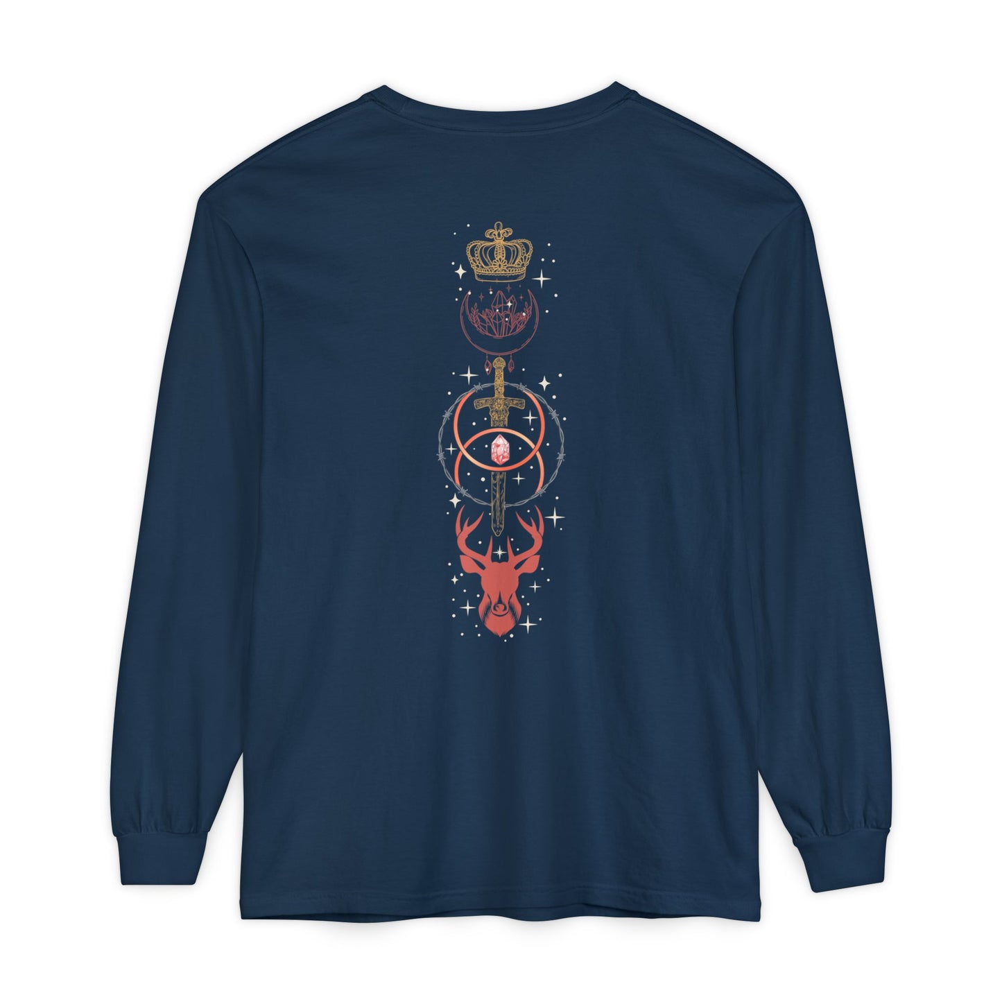 Fire Breathing Bitch Queen Long Sleeve Tee