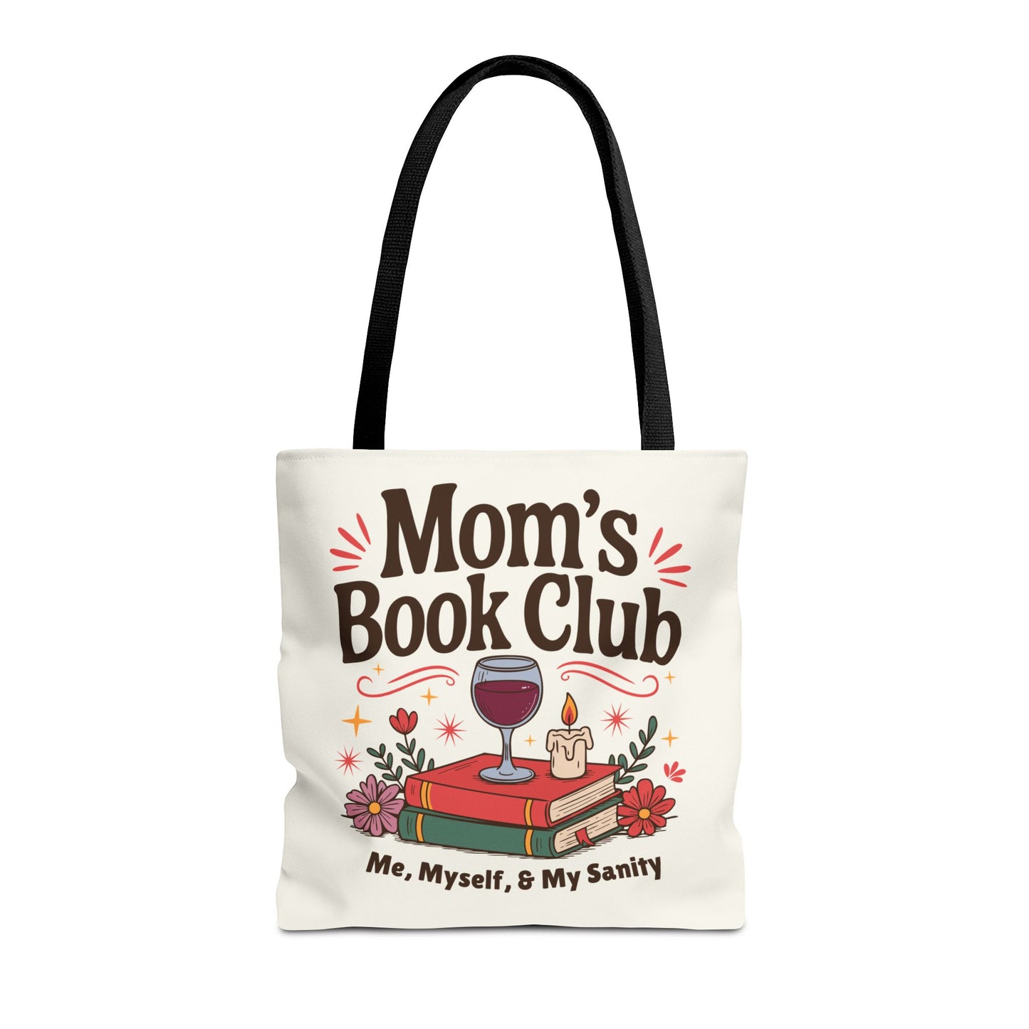 Mom's Book Club Tote Bag