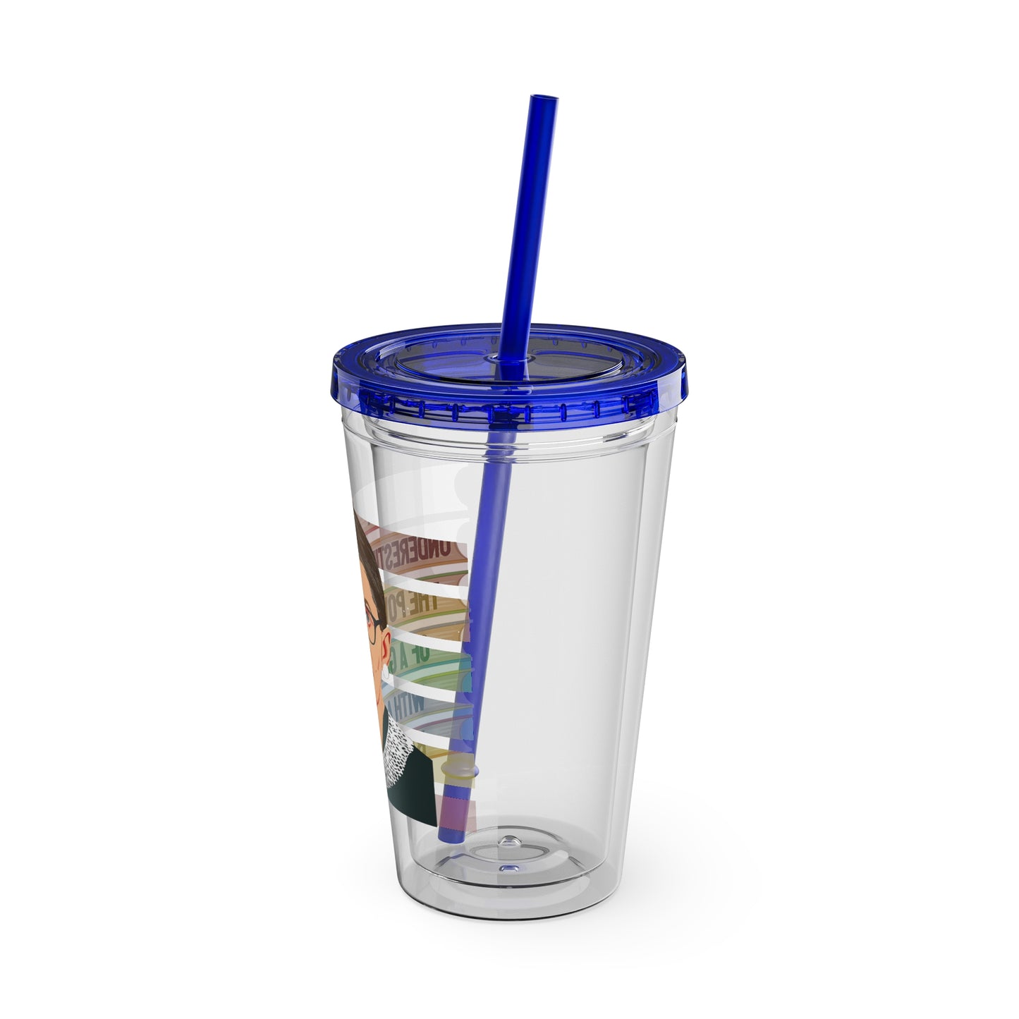 Never Underestimate the Power of a Girl with a Book Tumbler