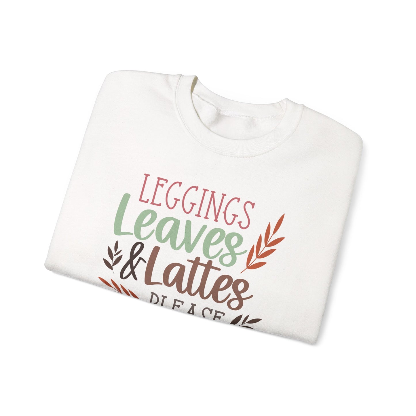 Leggings Leaves & Lattes Sweatshirt