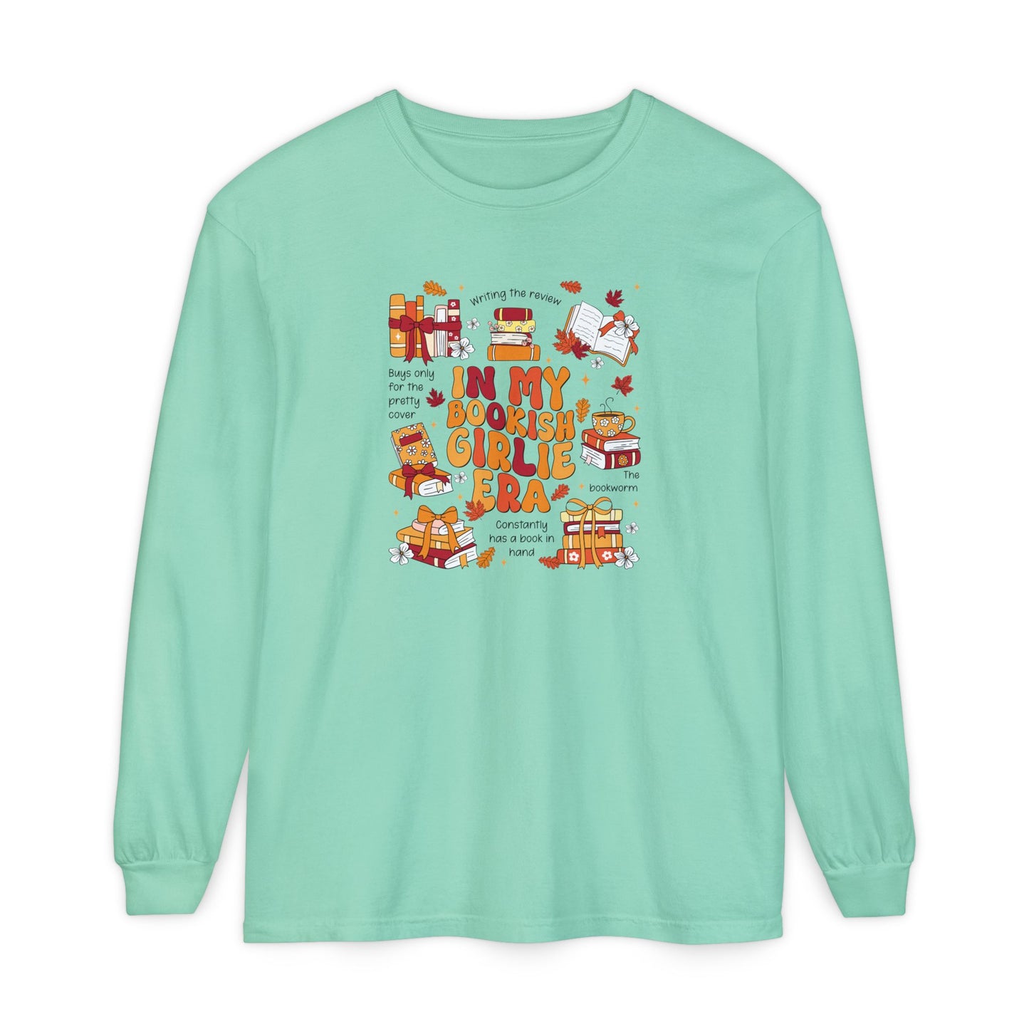 Bookish Girlie Era Long Sleeve Tee